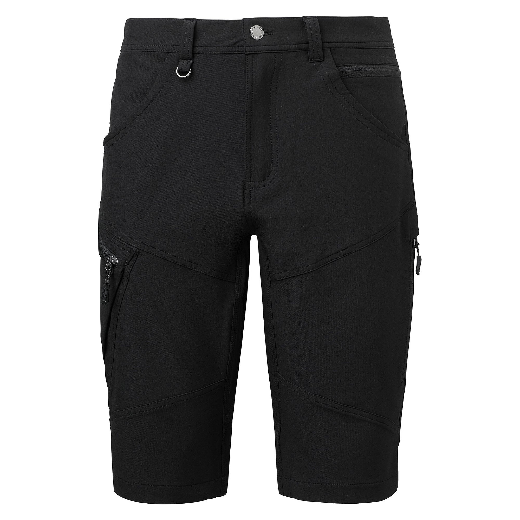 Kurze Stretch-Arbeitshose Wiggo Herren, 5 Taschen, Schwarz, Größe 50 - South West 1000377001050