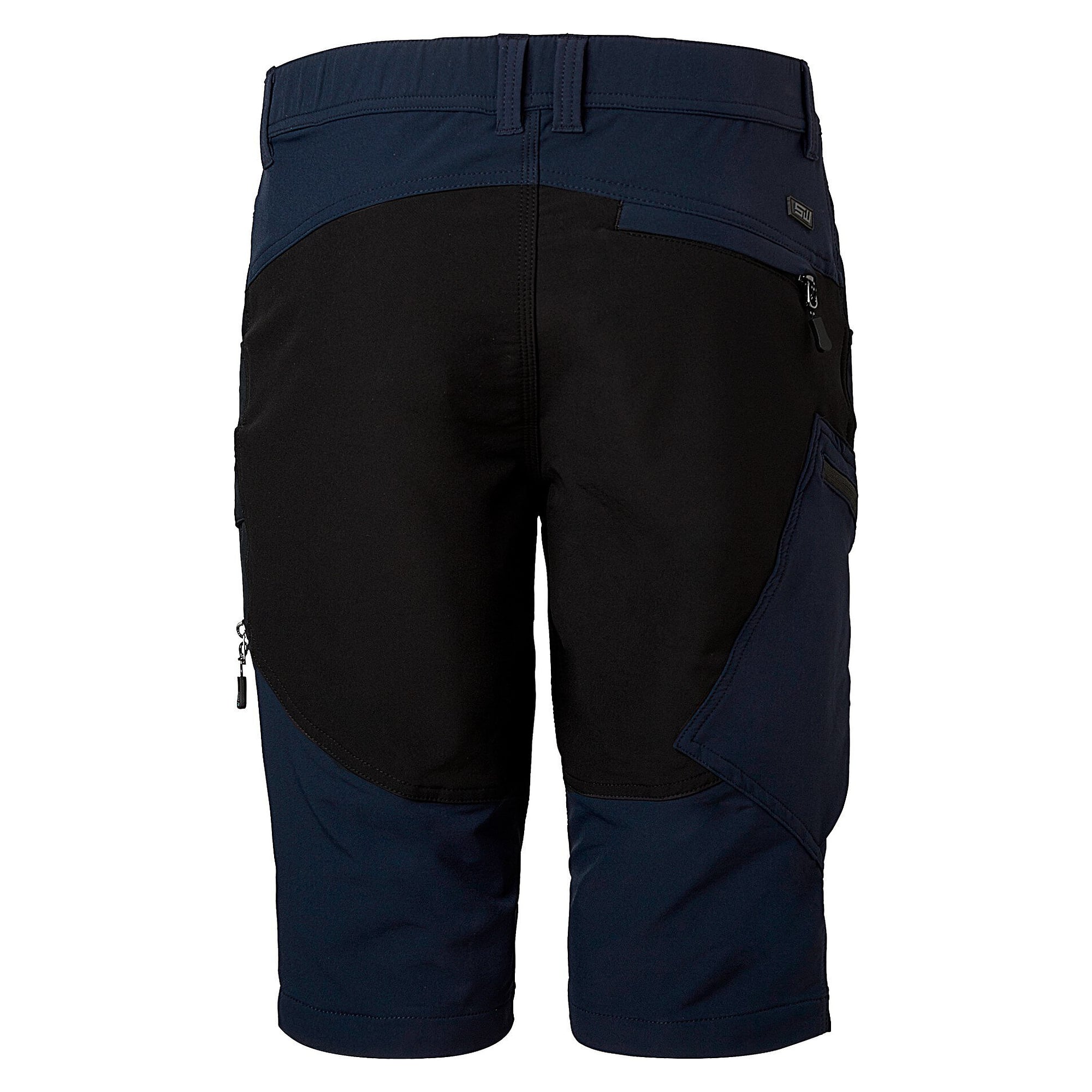 Kurze Arbeitshose Wiggo, Stretch mit Reißverschlusstaschen, Herren, navyblau, Größe 44 - South West 1000377403044