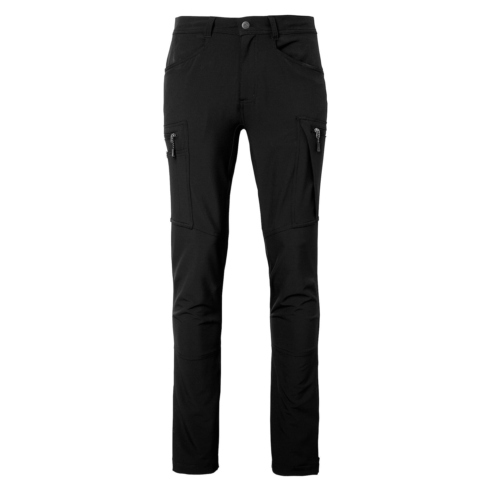 Arbeitshose Milton aus recyceltem Stretch-Polyester, Herren, schwarz, Größe 44 - South West 1000379001044