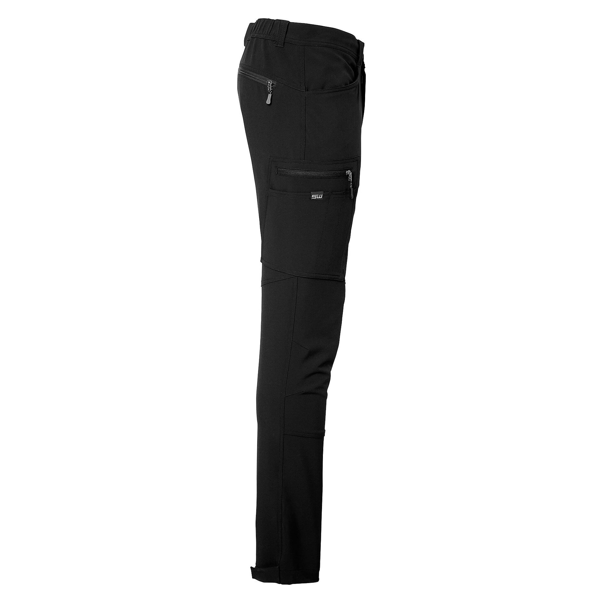 Arbeitshose Milton aus recyceltem Stretch-Polyester, Herren, schwarz, Größe 48 - South West 1000379001048