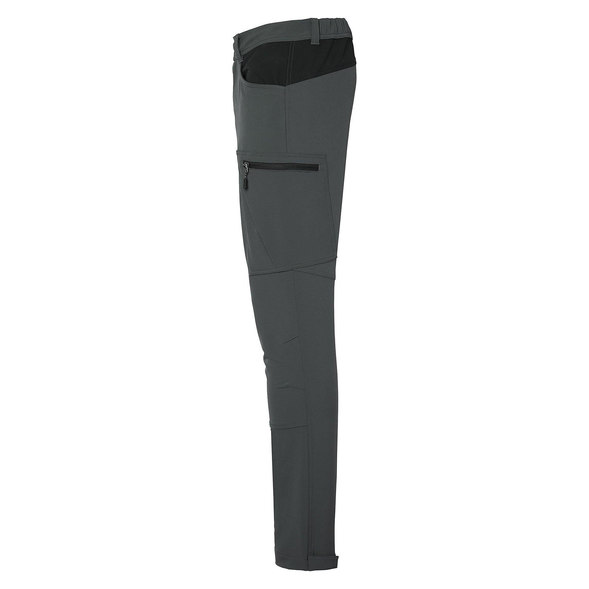 Arbeitshose Milton aus recyceltem Stretch-Polyester, Herren, dunkelgrau, Größe 44 - South West 1000379021044