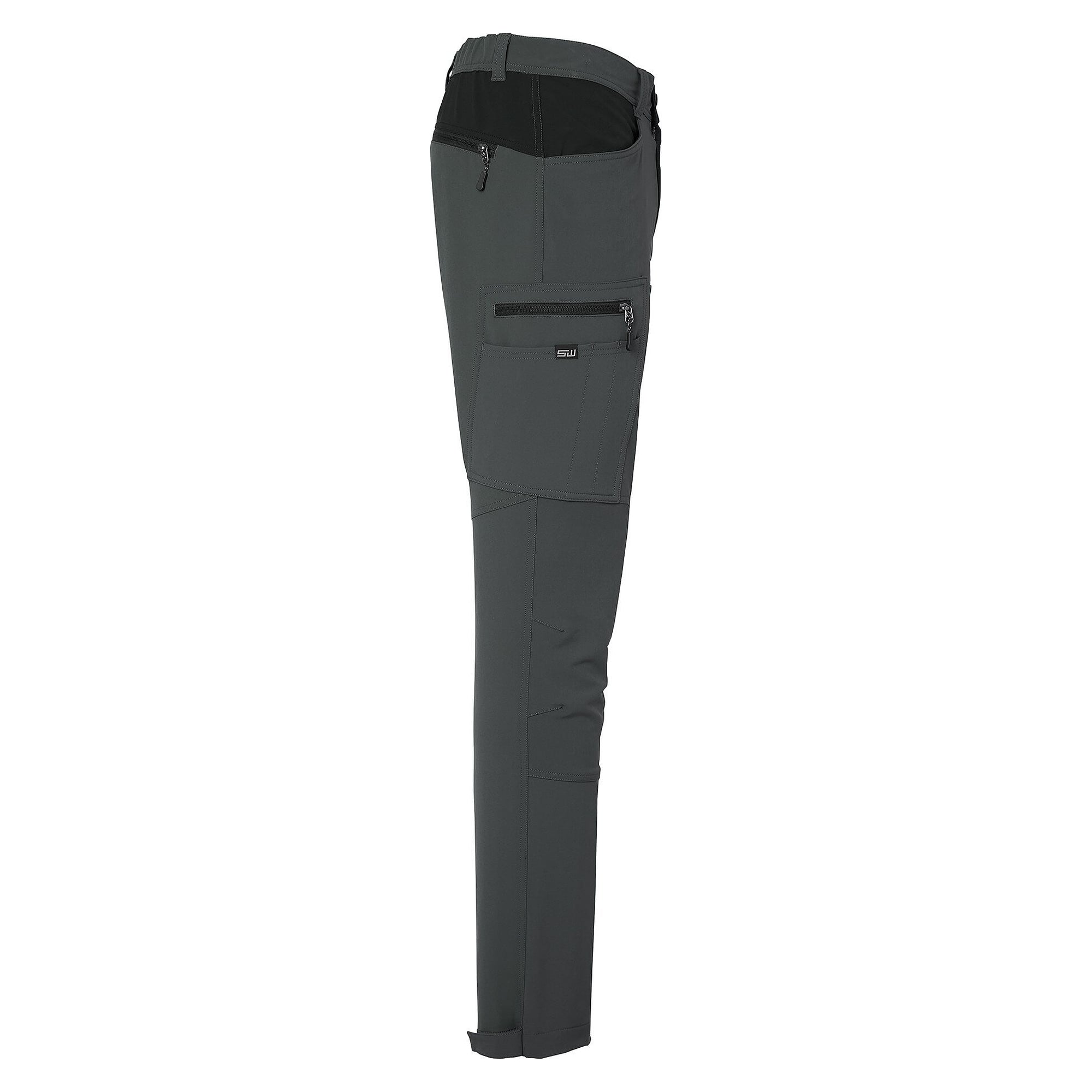 Arbeitshose Milton aus recyceltem Stretch-Polyester, Herren, dunkelgrau, Größe 48 - South West 1000379021048