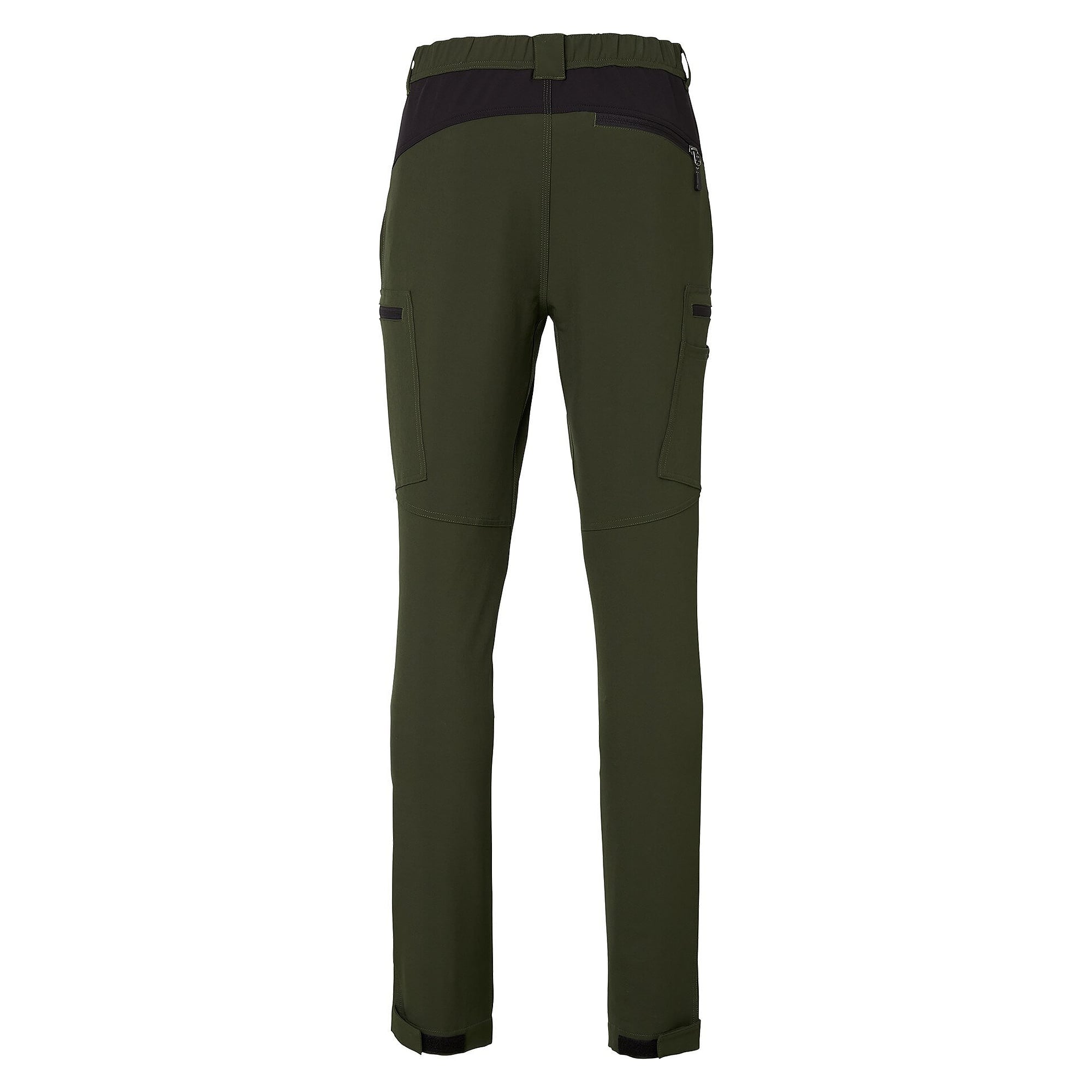 Herren-Arbeitshose Milton aus recyceltem Polyester mit Stretch, dunkeloliv, Größe 52 - South West 1000379303052