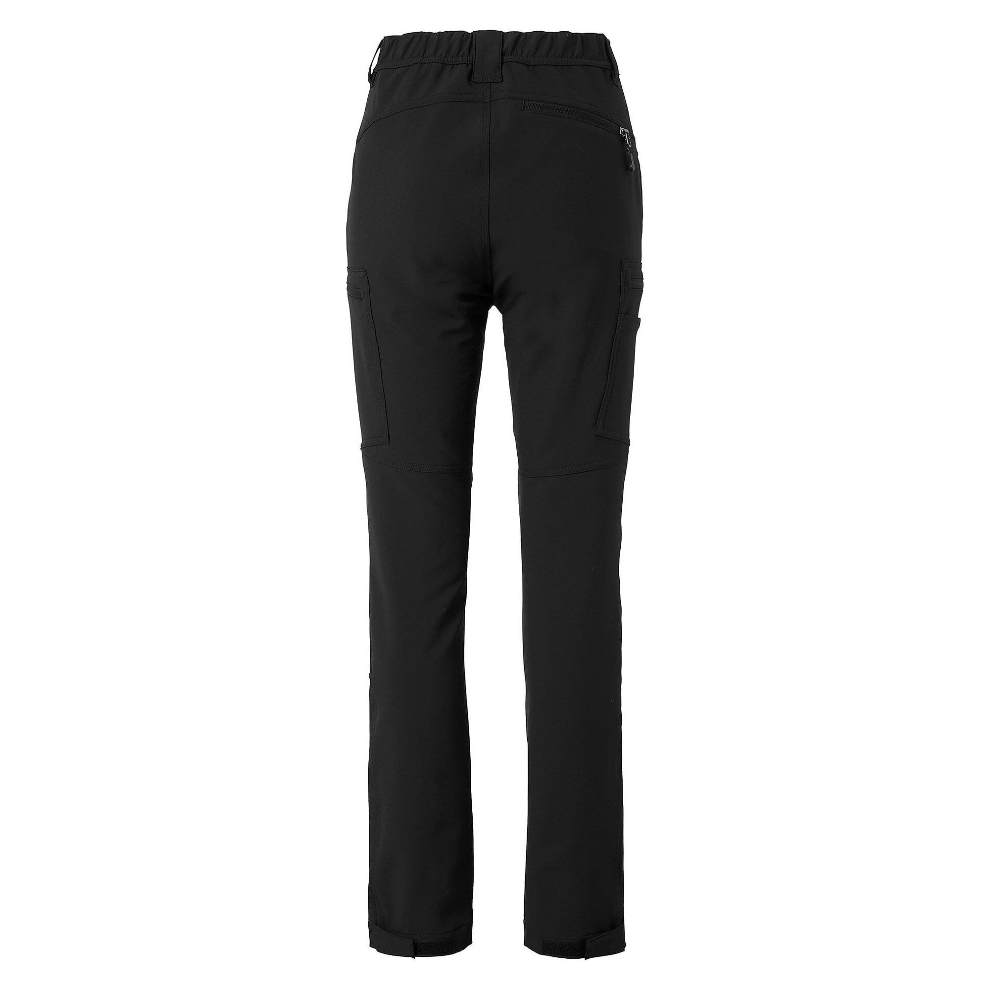 Damen-Arbeitshose Moa aus recyceltem Polyester mit Stretch, schwarz, Größe 38L - South West 1000380001138