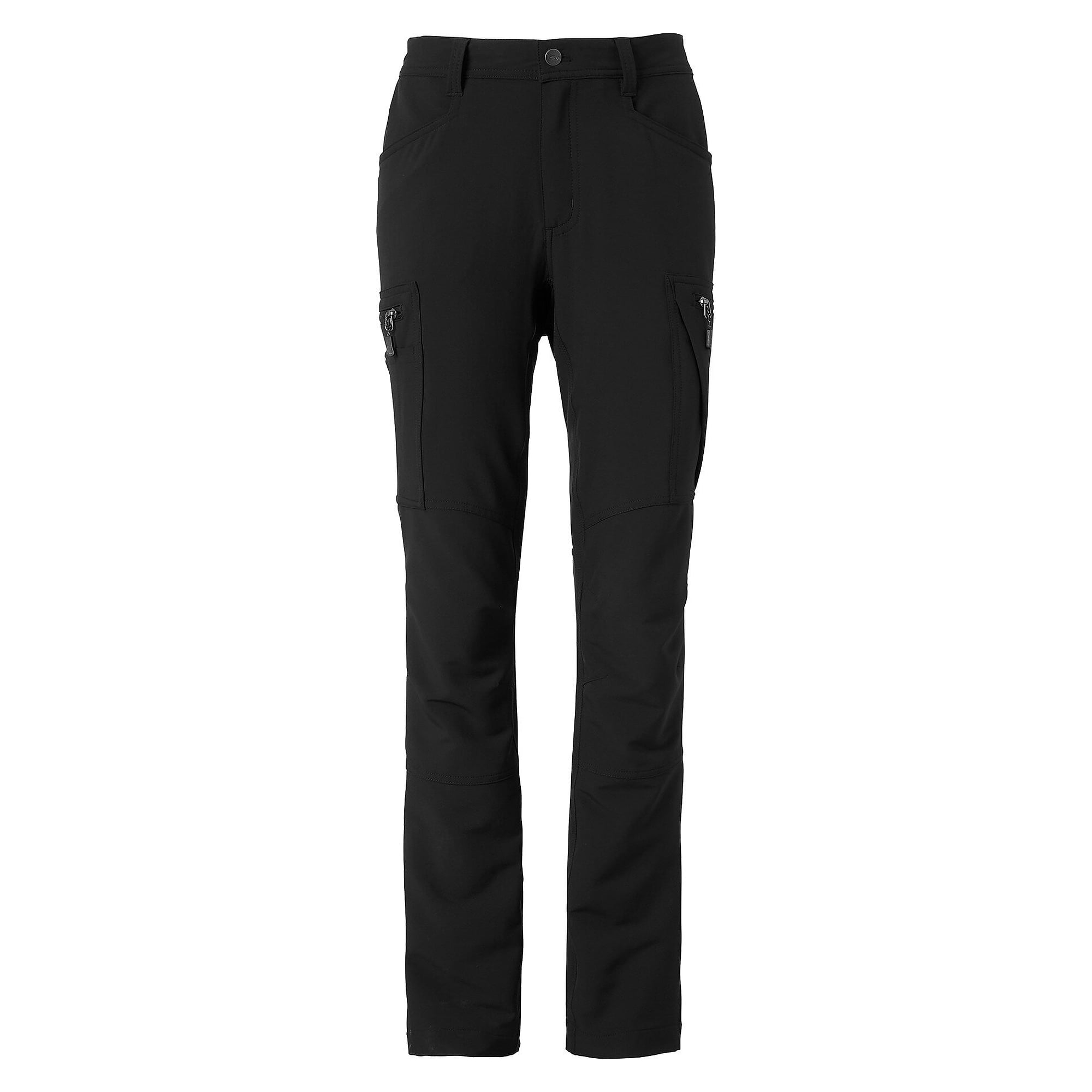 Pantalon de travail femme Moa en polyester recyclé stretch, noir, taille 42L - South West 1000380001142