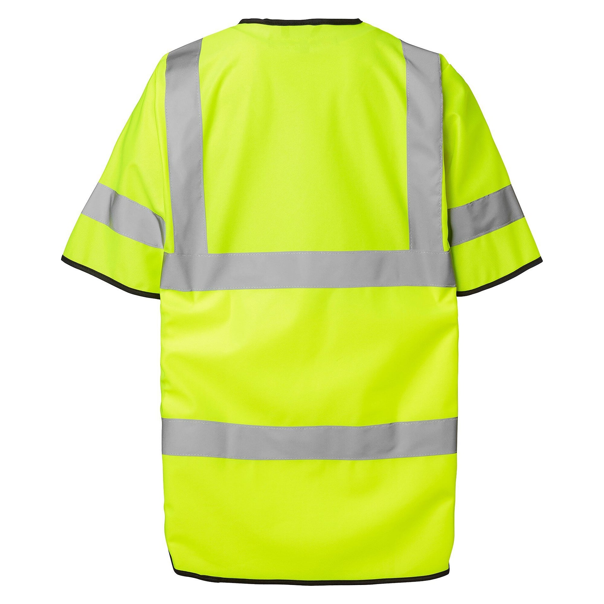 Warnweste 125 EN ISO 20471 Klasse 3 mit Reißverschluss, fluoreszierendes Gelb, XS/S - Top Swede 1000689712007