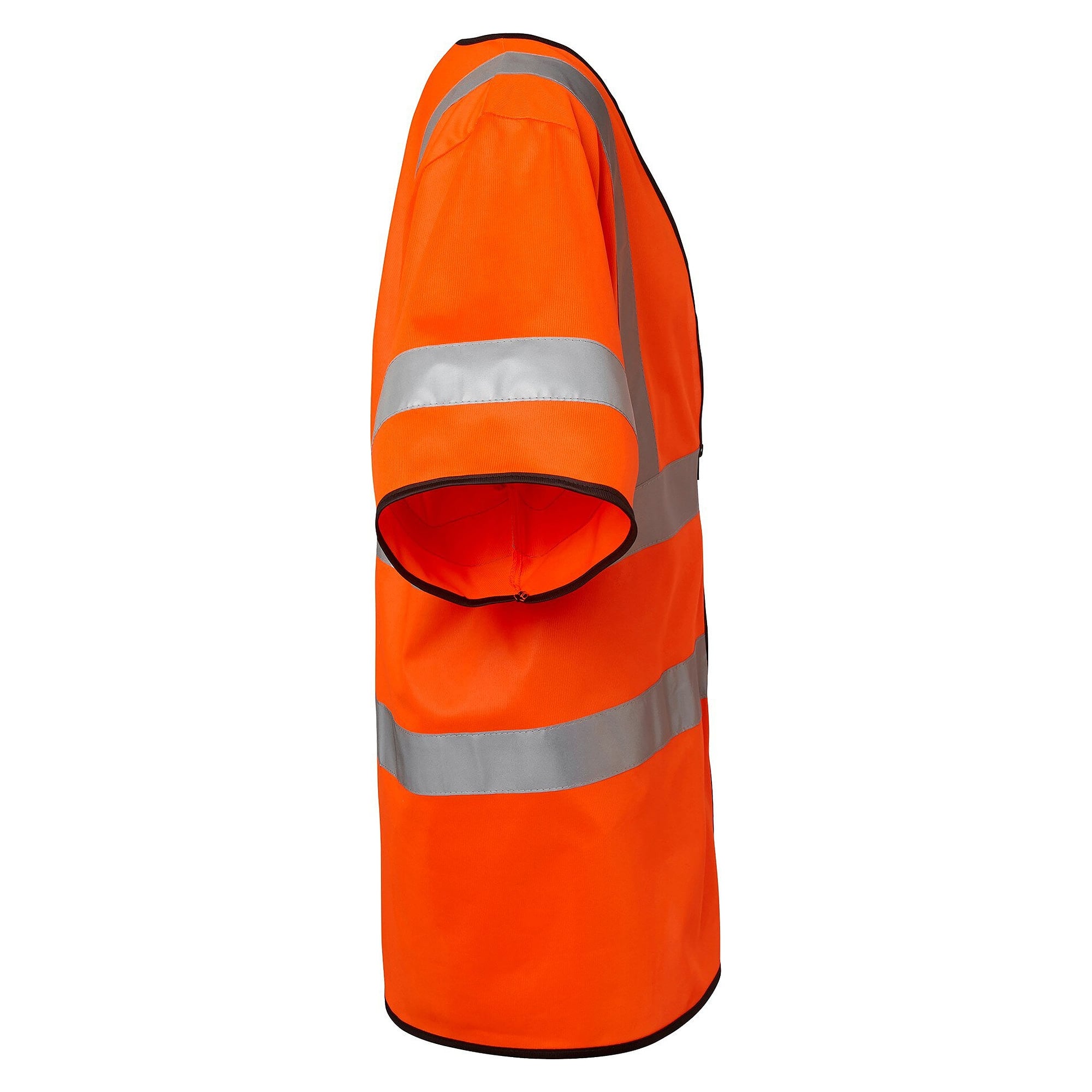 Warnweste 135 mit Reißverschluss, EN ISO 20471 Klasse 3, fluoreszierend orange, Einheitsgröße - Top Swede 1000702811001