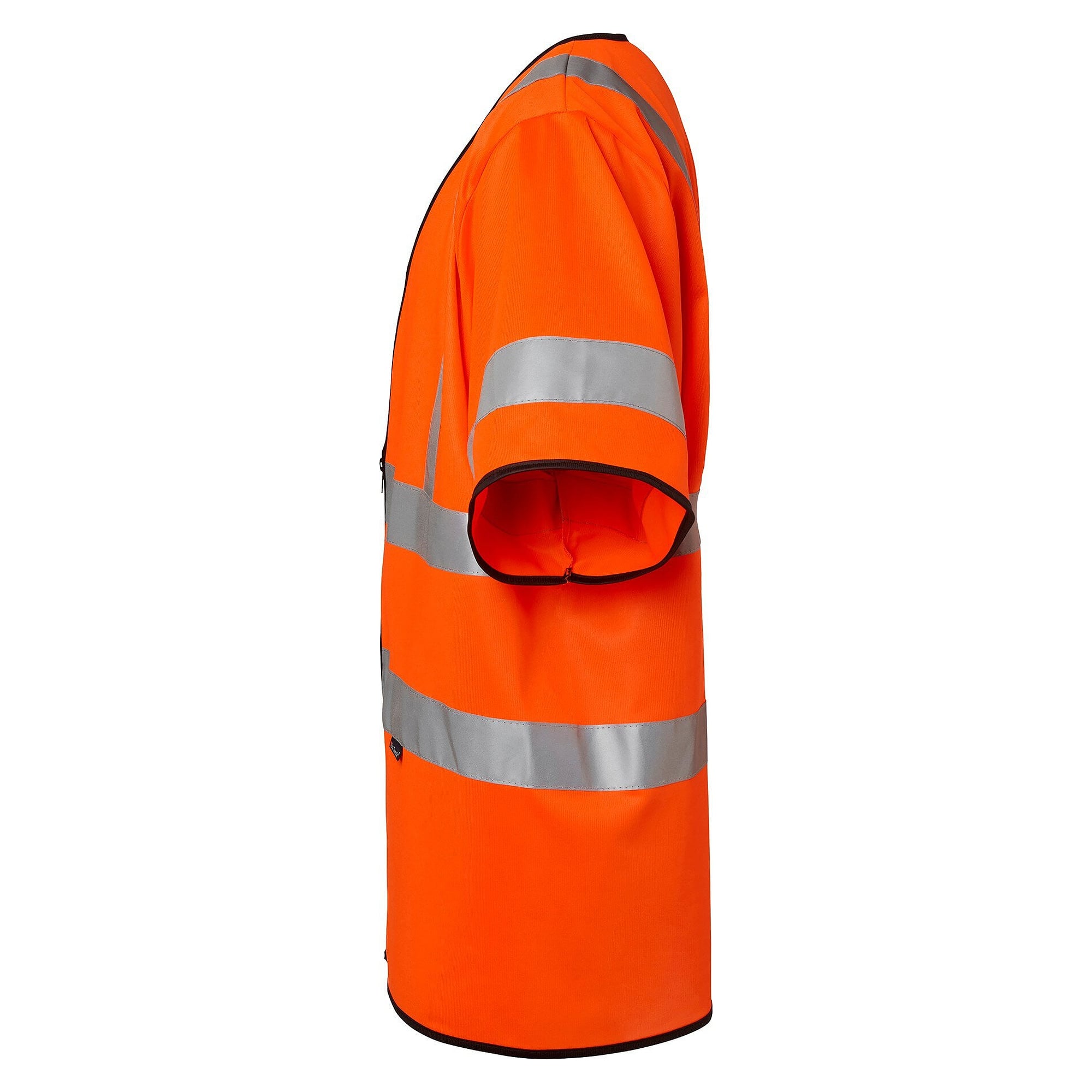 Warnweste 135 mit Reißverschluss, EN ISO 20471 Klasse 3, fluoreszierend orange, Einheitsgröße - Top Swede 1000702811001