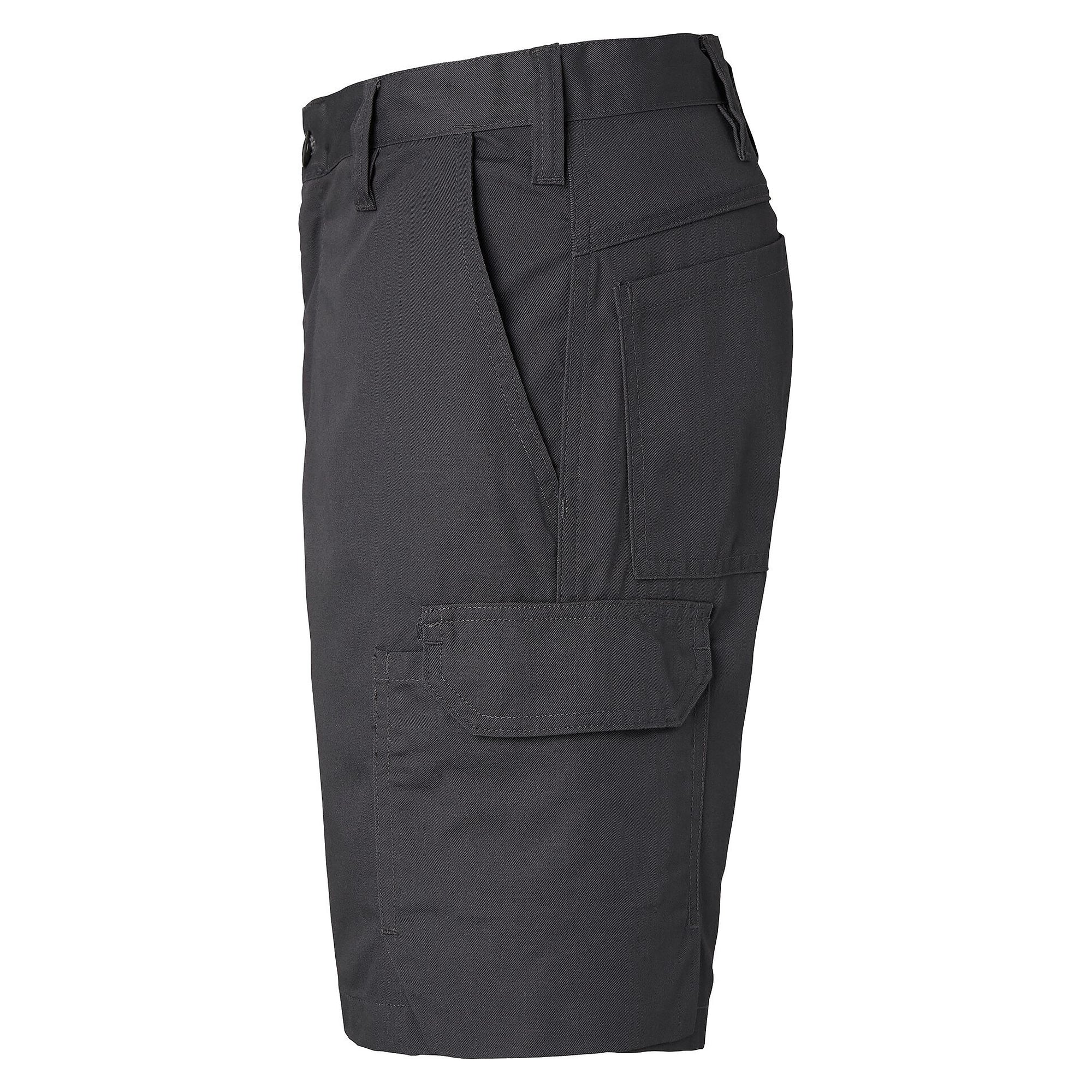 Kurze Arbeitshose 141 mit Beintasche und Handyfach, unisex, dunkelgrau, Größe 48 - Top Swede 1000721021048