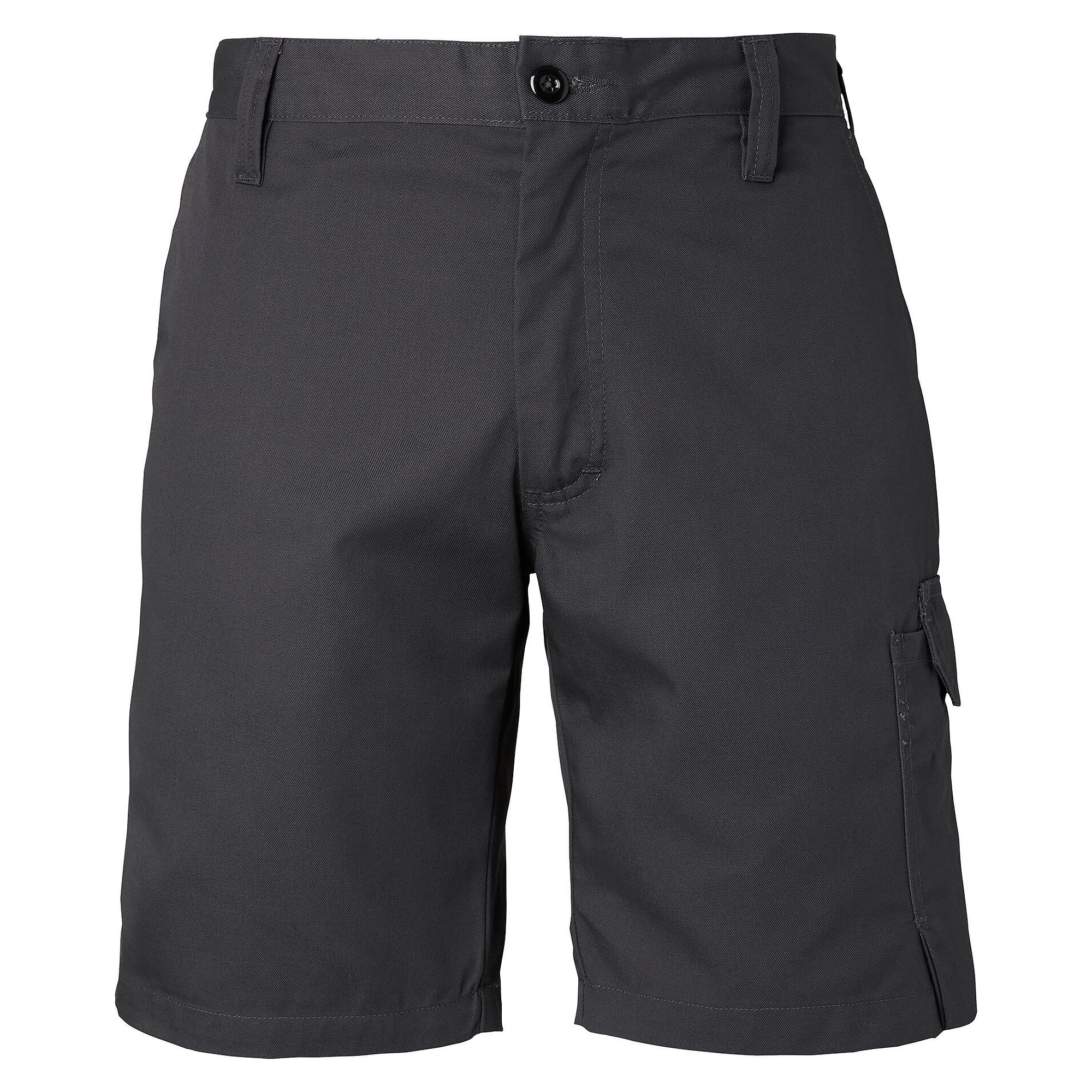Short de travail 141 avec poche cuisse et poche téléphone, unisexe, gris foncé, taille 60 - Top Swede 1000721021060
