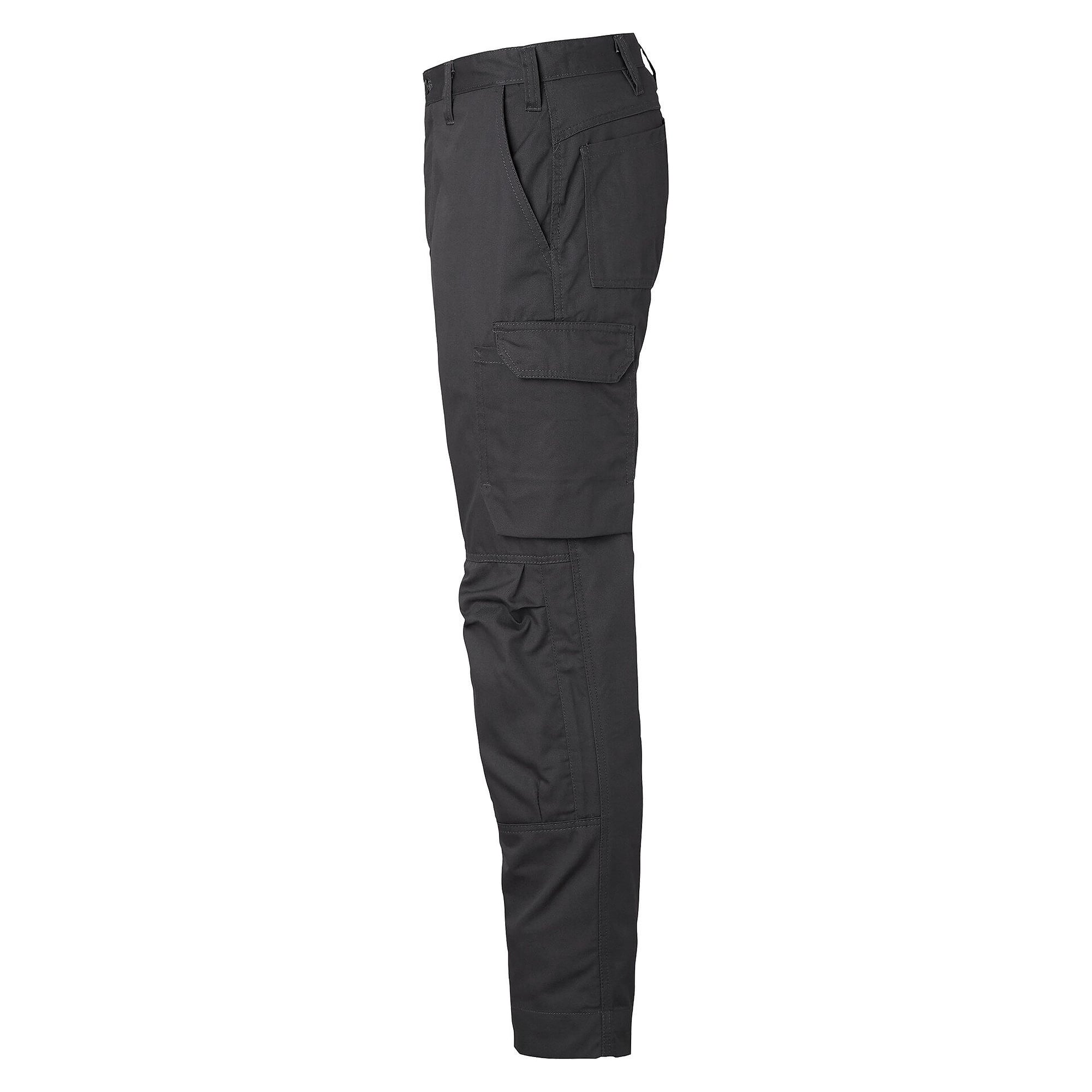 Lange Arbeitshose 166 mit Knie- und Beintaschen, unisex, dunkelgrau, Größe 58 - Top Swede 1000723021058