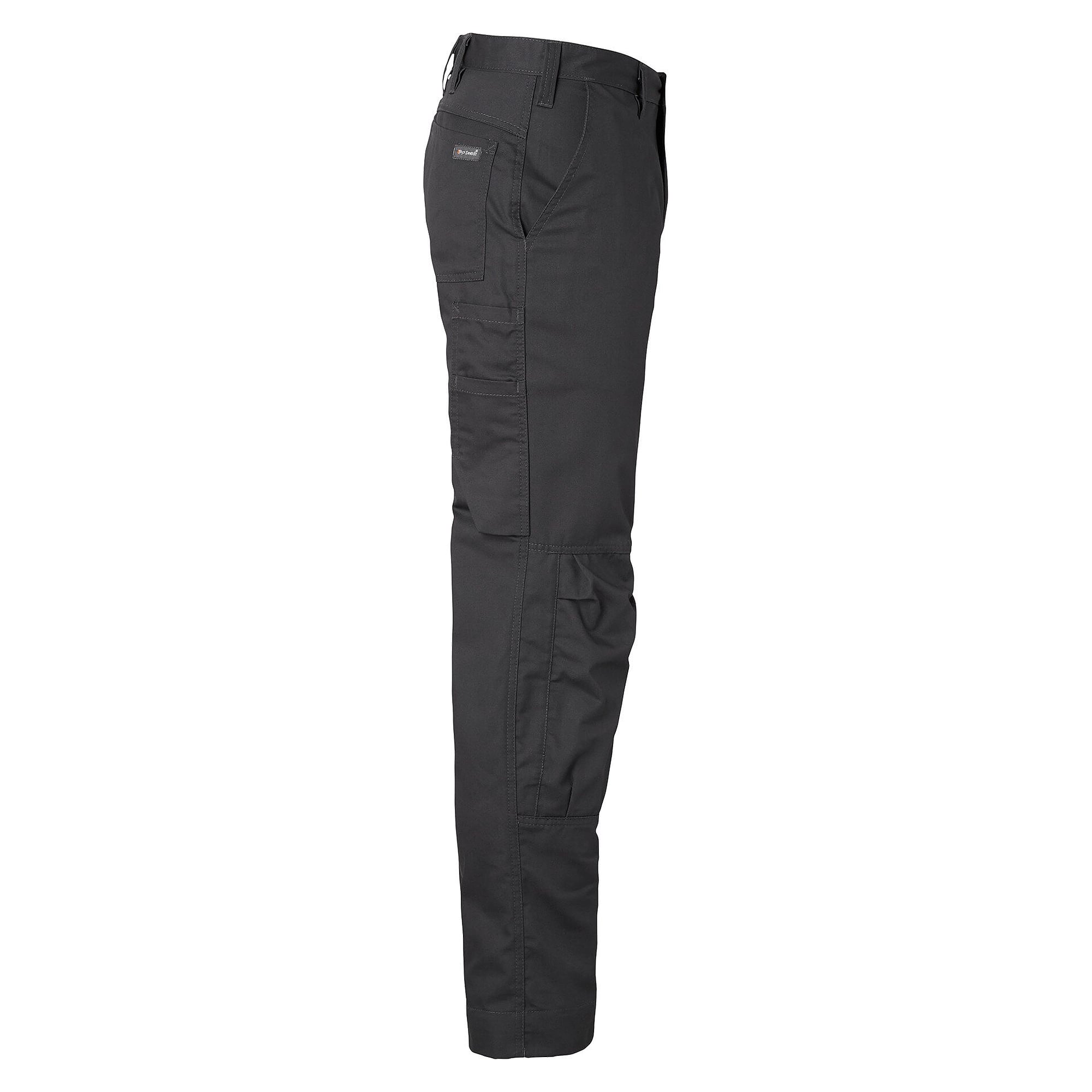 Lange Arbeitshose 166 mit Knie- und Beintaschen, unisex, dunkelgrau, Größe 25 - Top Swede 1000723021100