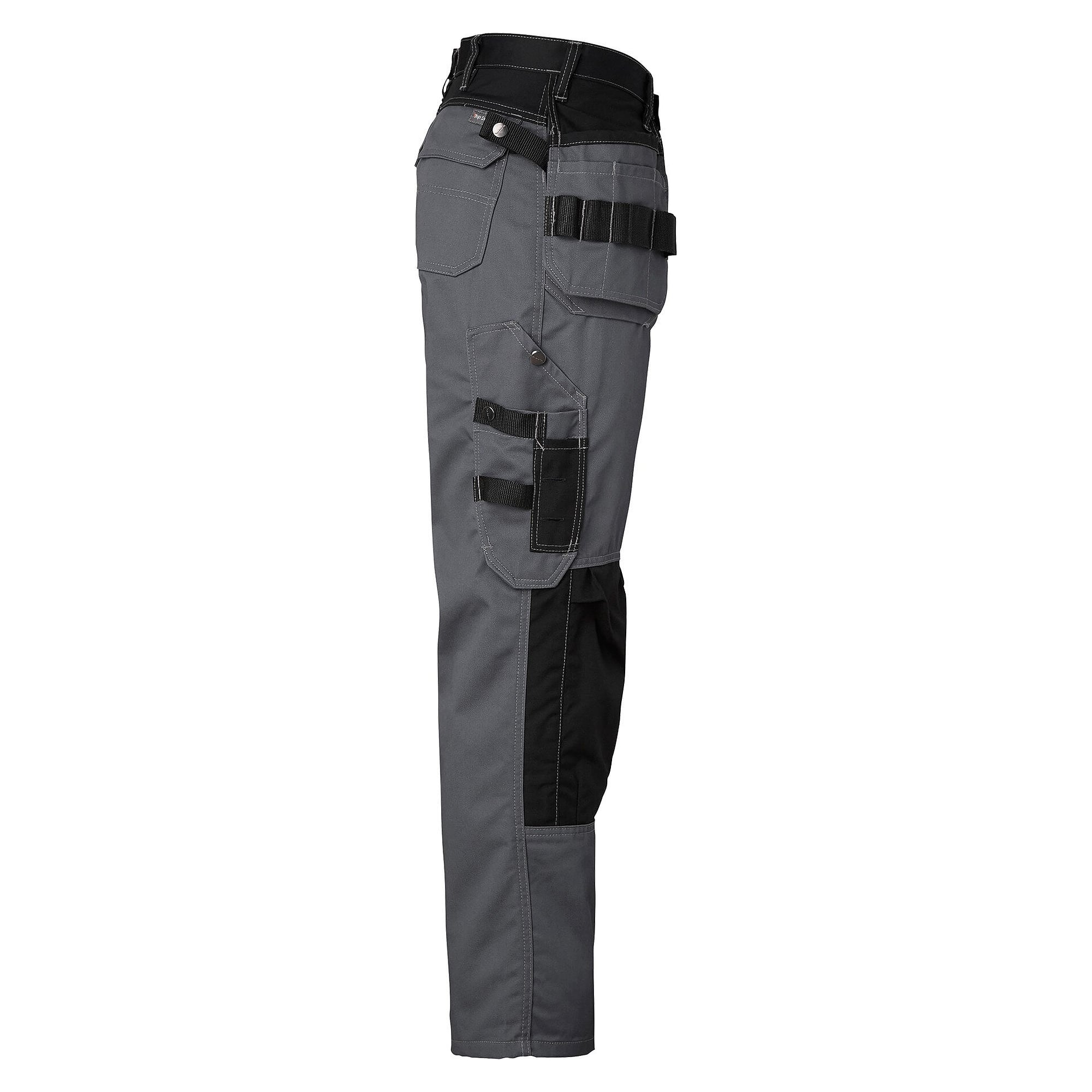 Pantalon d'artisan 193, poches genouillères CORDURA et poches à clous, gris-noir, taille 110 - Top Swede 1000737922154