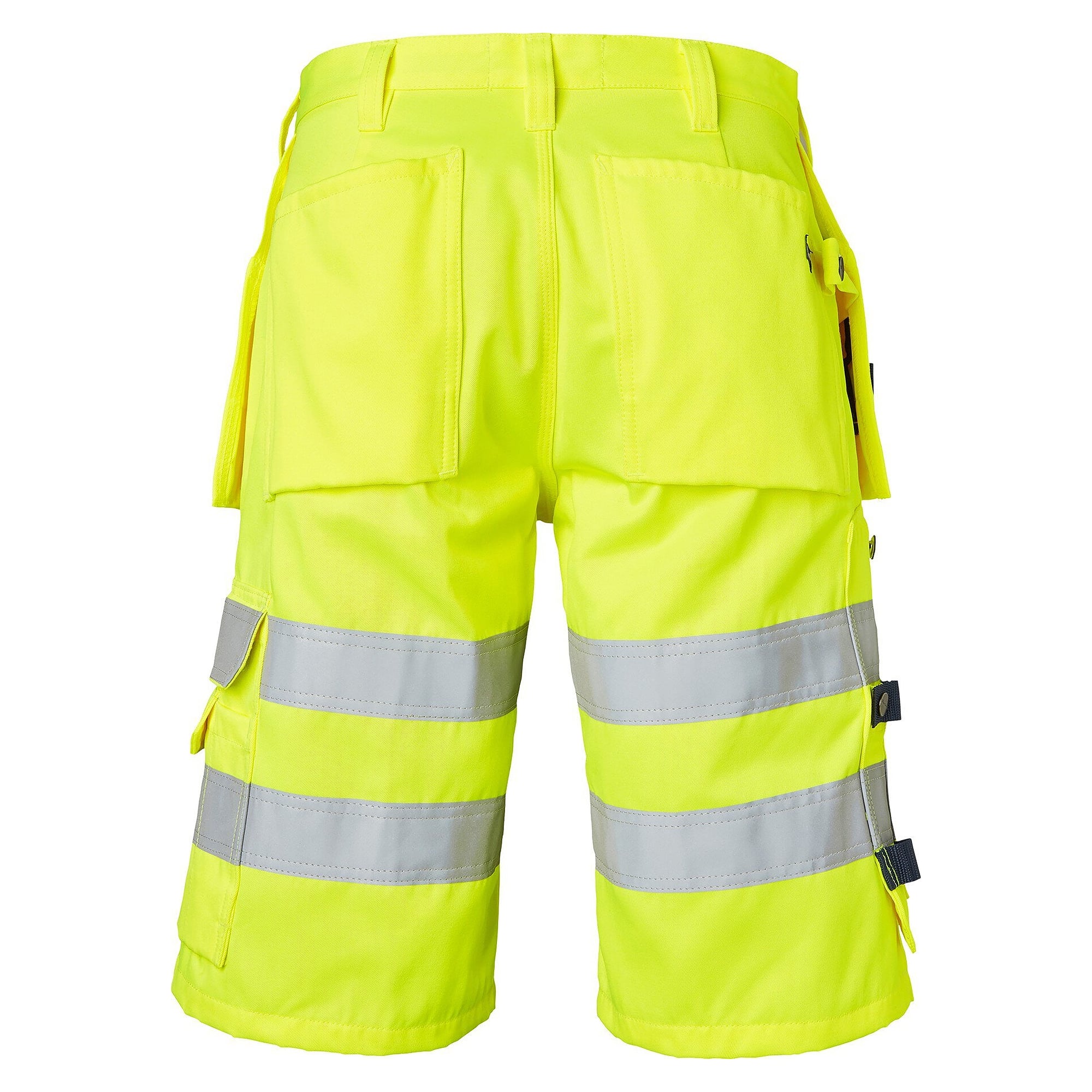 Hi-Vis Craftsmen Shorts 195 EN ISO 20471 Class 2, hi-vis yellow, size 62 - Top Swede 1000739712062