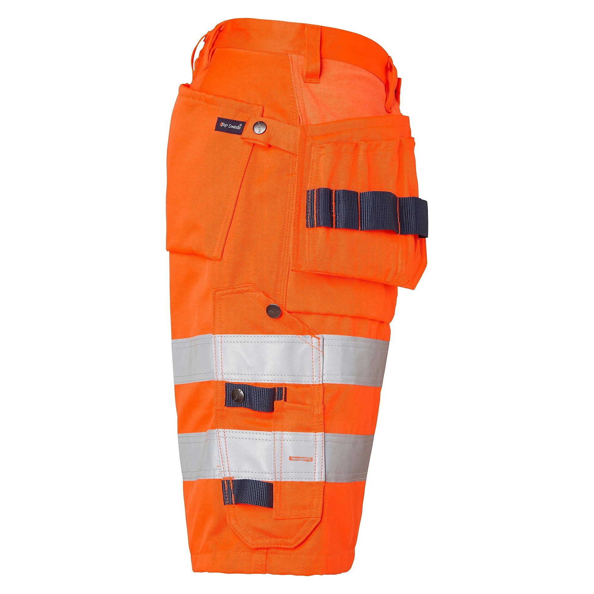 Warnschutz-Handwerkershorts 195 EN ISO 20471 Klasse 2, warnorange, Größe 48 - Top Swede 1000739811048