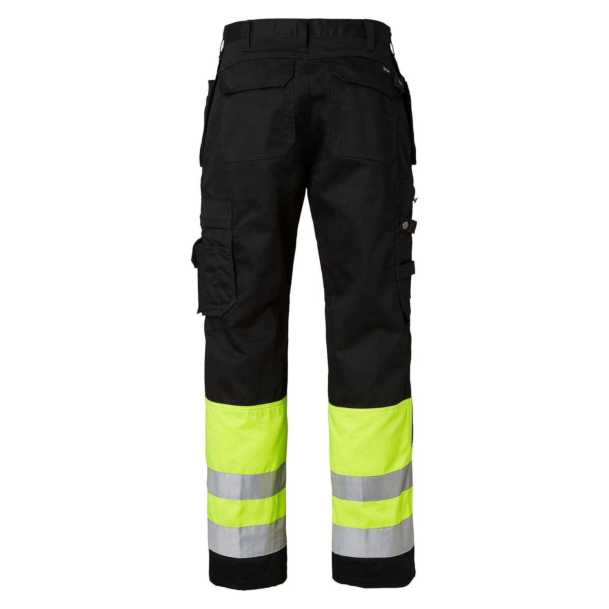 Pantalon d'artisan 2171, haute visibilité EN ISO 20471 classe 1, noir/jaune fluo, taille 114 - Top Swede 1000825914156