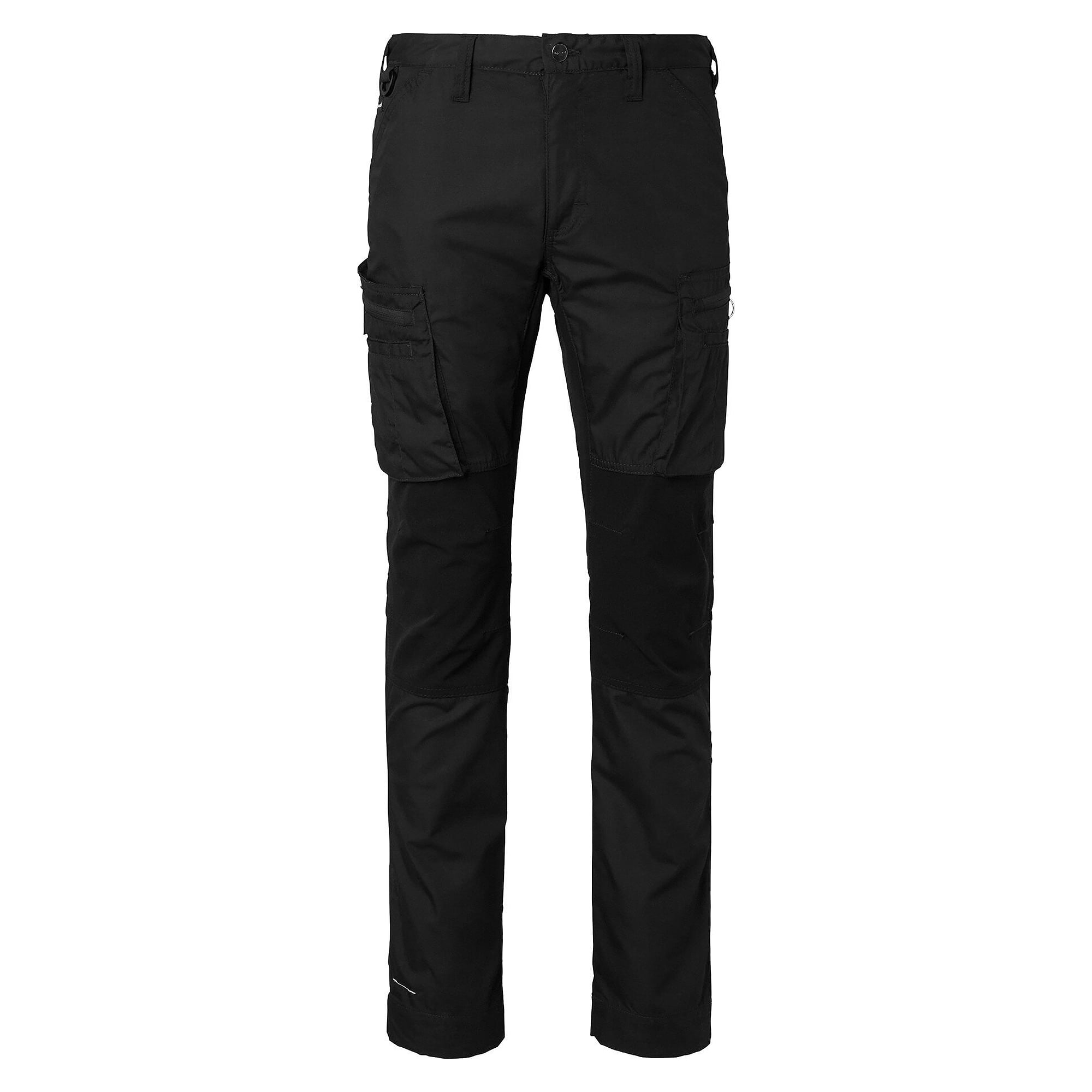 Pantalon de travail stretch 219 à poches cuisse zippées, homme, noir, taille 56 - Top Swede 1000827001056