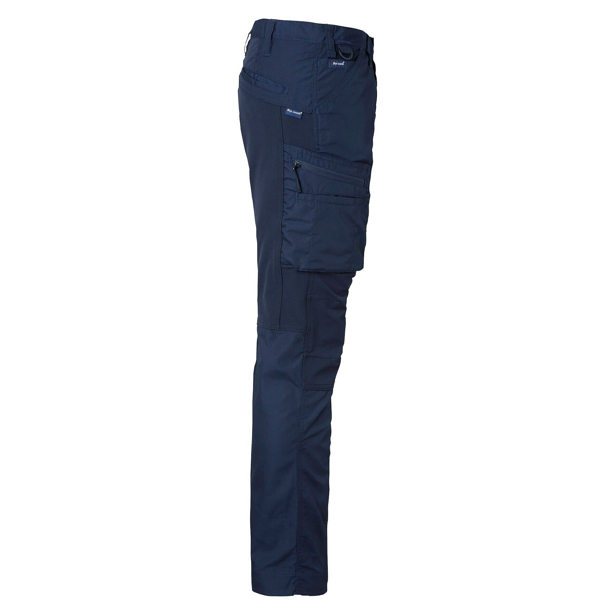 Arbeitshose 219 aus Stretchgewebe mit Reißverschluss-Beintaschen, Herren, navyblau, Größe 52 - Top Swede 1000827403052