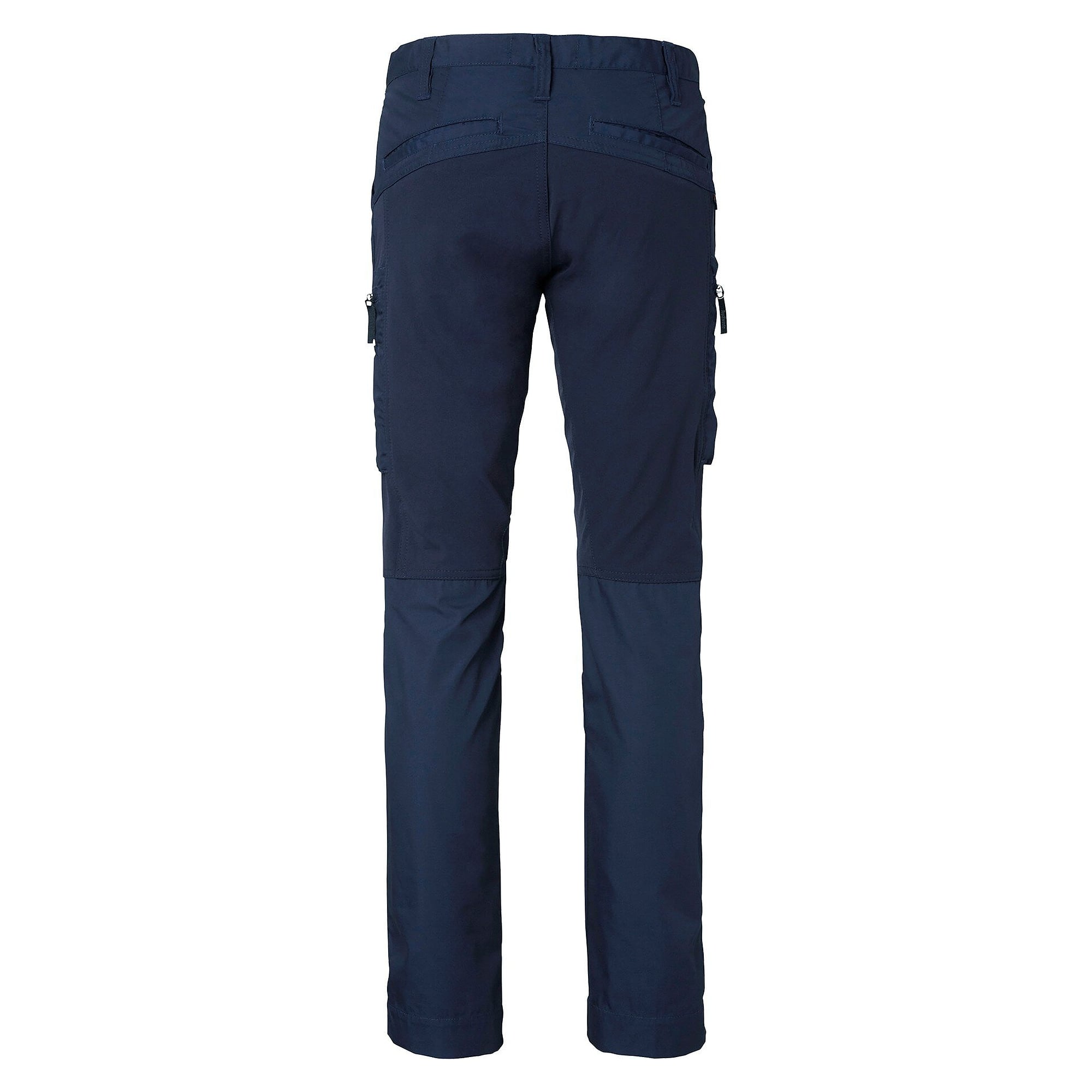 Stretch work trousers 219 with zipped leg pockets, men, navy, size D116 (short fit, DE 29) - Top Swede 1000827403116