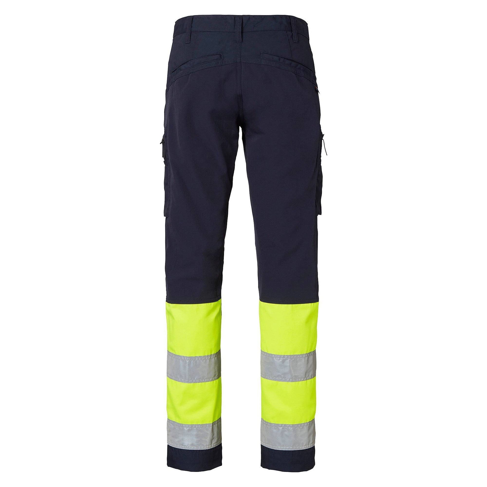 Hi-vis stretch work trousers 220, EN ISO 20471 class 1, navy/yellow, size 56 - Top Swede 1000828960056