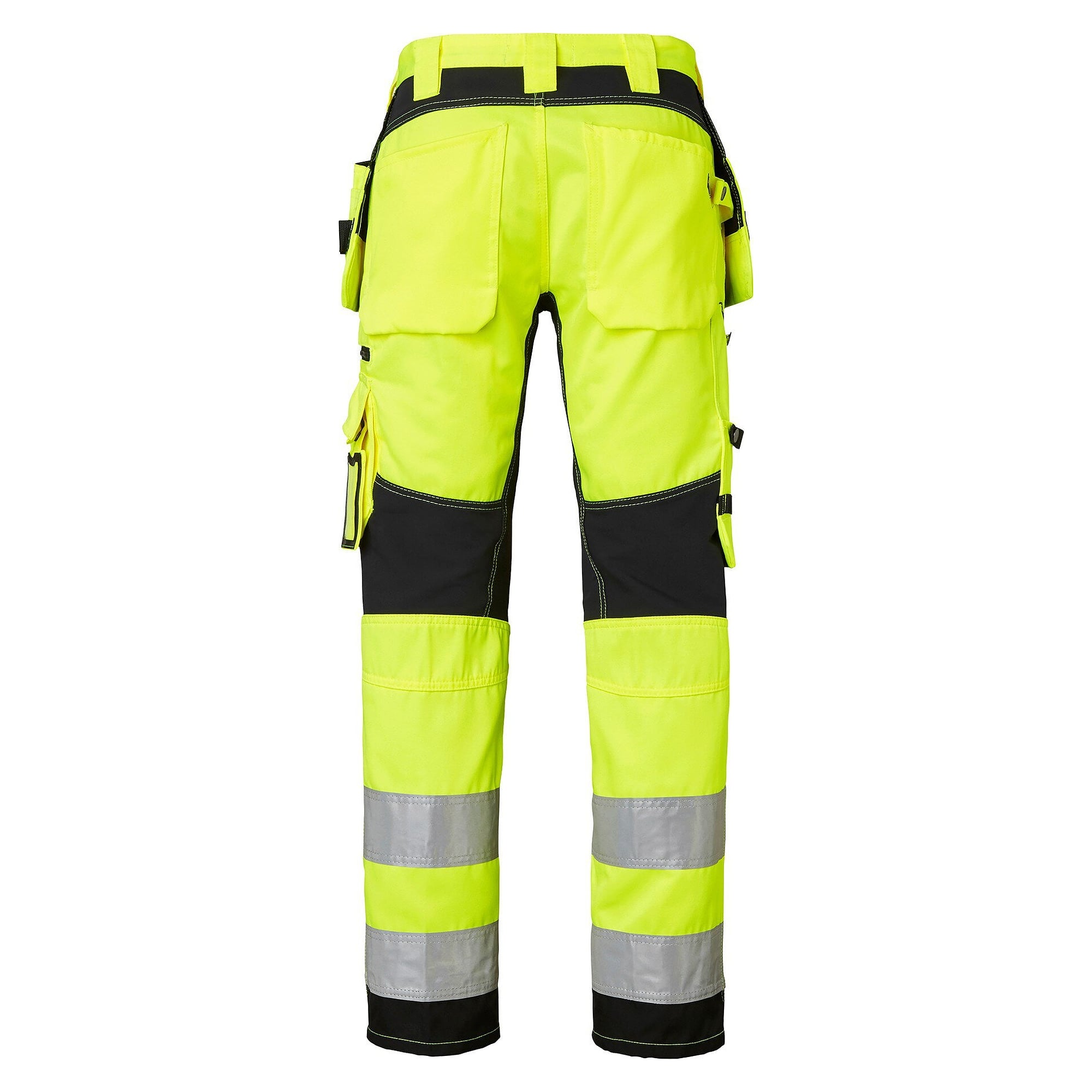 Warnschutz-Handwerkerhose 236 lang, EN ISO 20471 Klasse 2, CORDURA, gelb/schwarz, Größe 44 - Top Swede 1000838982044