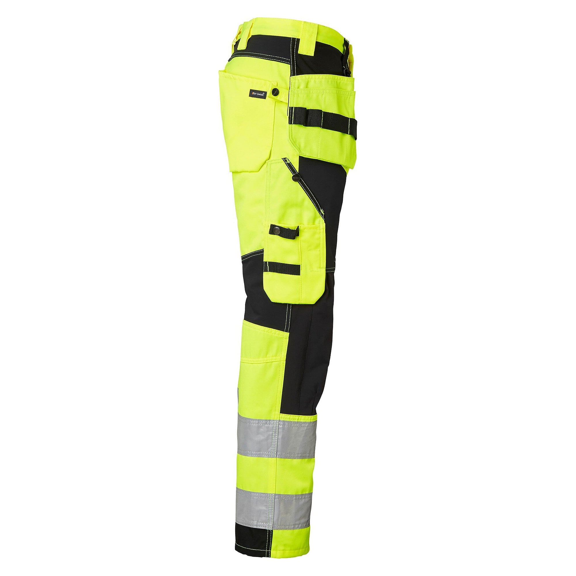 Pantalon artisan haute visibilité 236 stretch CORDURA, EN ISO 20471 cl. 2, jaune/noir, T. 60 - Top Swede 1000838982060