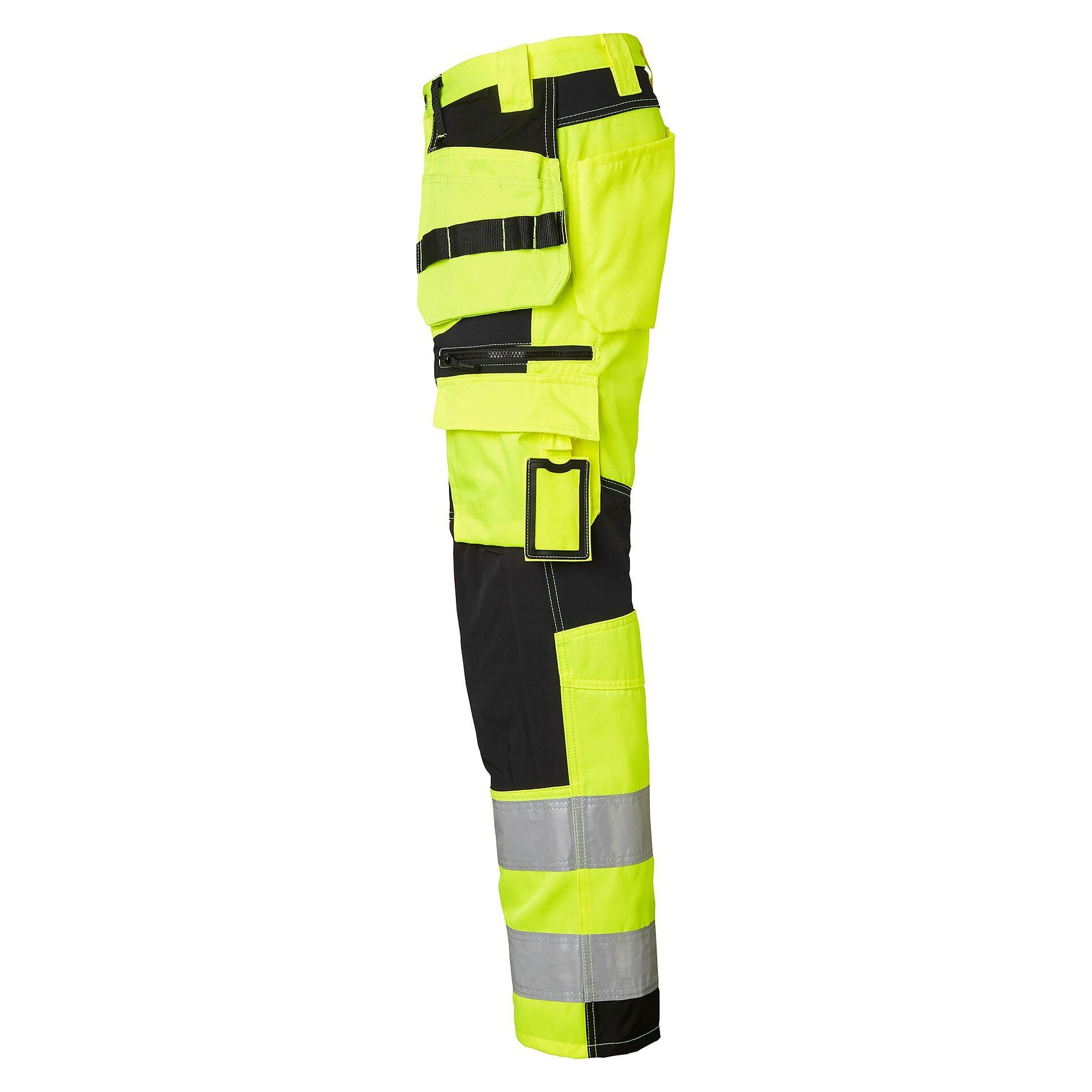 Hi-Vis Craftsmen Trousers 236 CORDURA Stretch, EN ISO 20471 Class 2, yellow/black, Size 24 - Top Swede 1000838982096