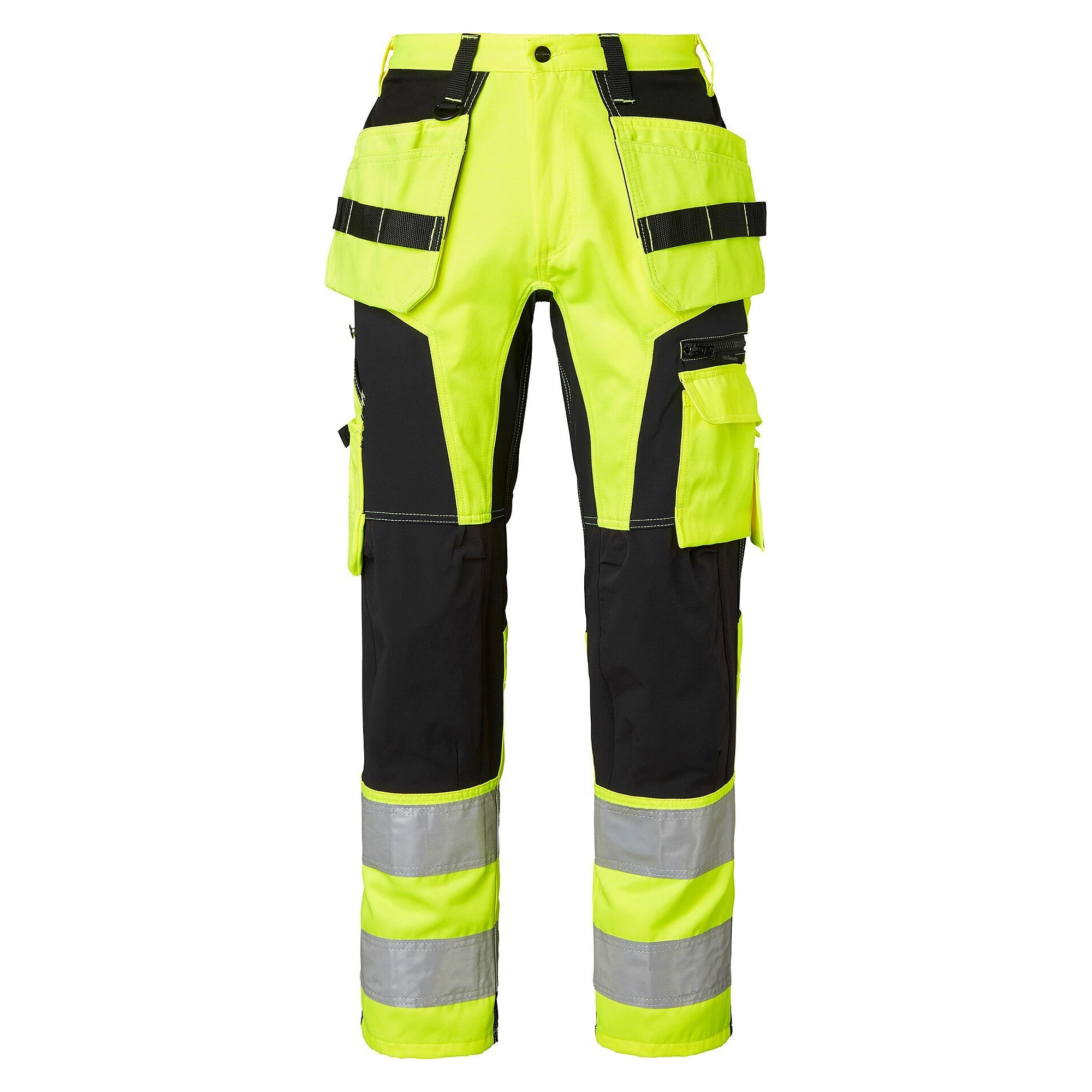 Warnschutz-Handwerkerhose 236 mit CORDURA-Stretch, EN ISO 20471 Kl. 2, gelb/schwarz, Gr. 94 - Top Swede 1000838982146
