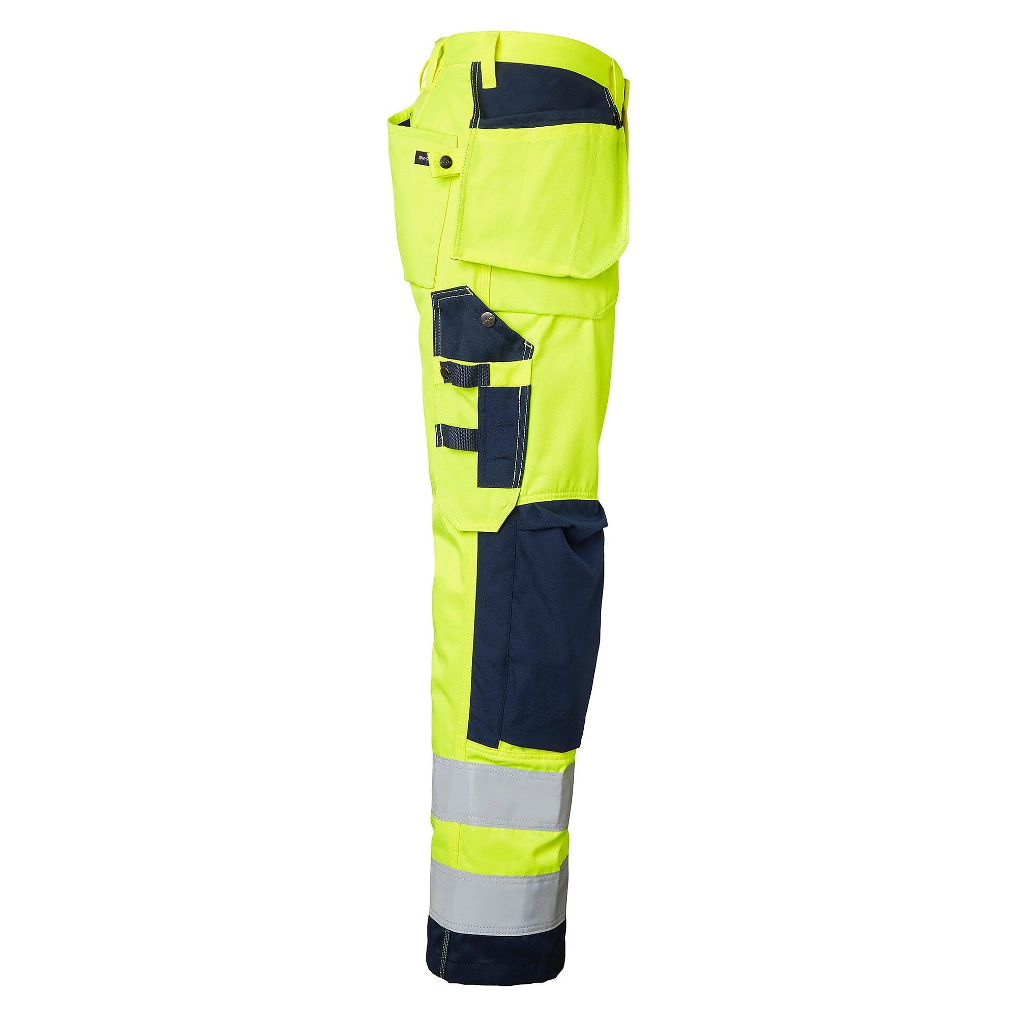 Pantalon d'artisan haute visibilité 2516 EN ISO 20471 classe 2, jaune fluo/marine, taille 26 - Top Swede 1000852983104