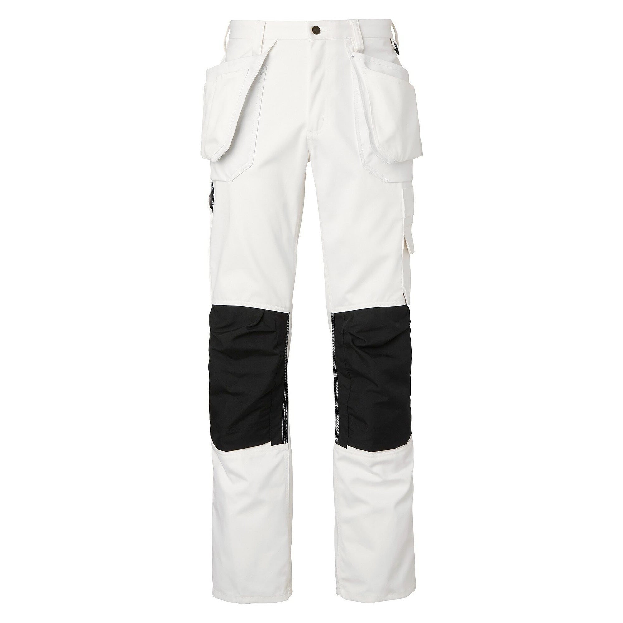 Pantalon de peintre 2515, poches genouillères CORDURA, poches flottantes, blanc/noir, taille 106 - Top Swede 1000855924152