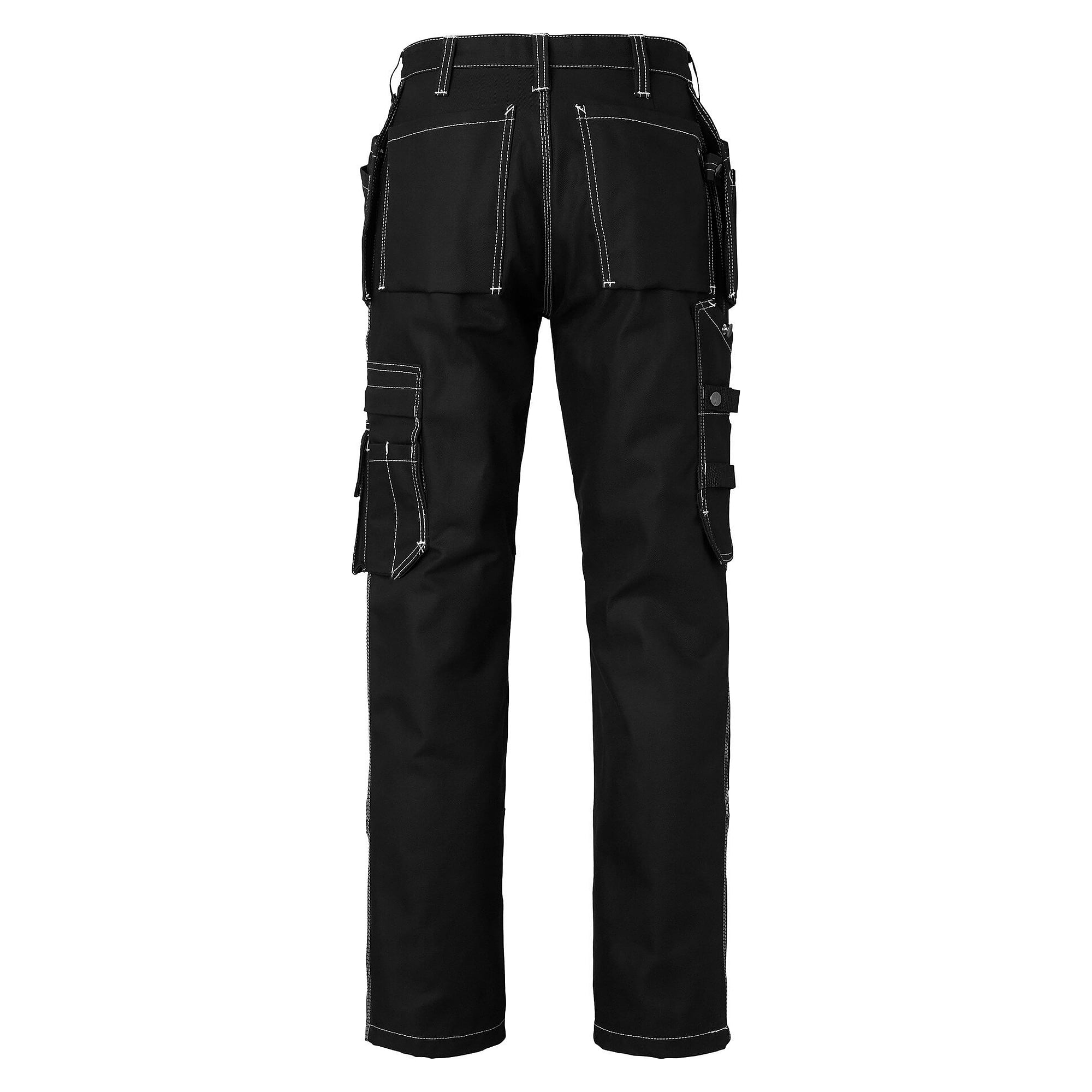 Handwerkerhose 2515 mit CORDURA-Knietaschen und Hängetaschen, schwarz, Größe 26 - Top Swede 1000856001104