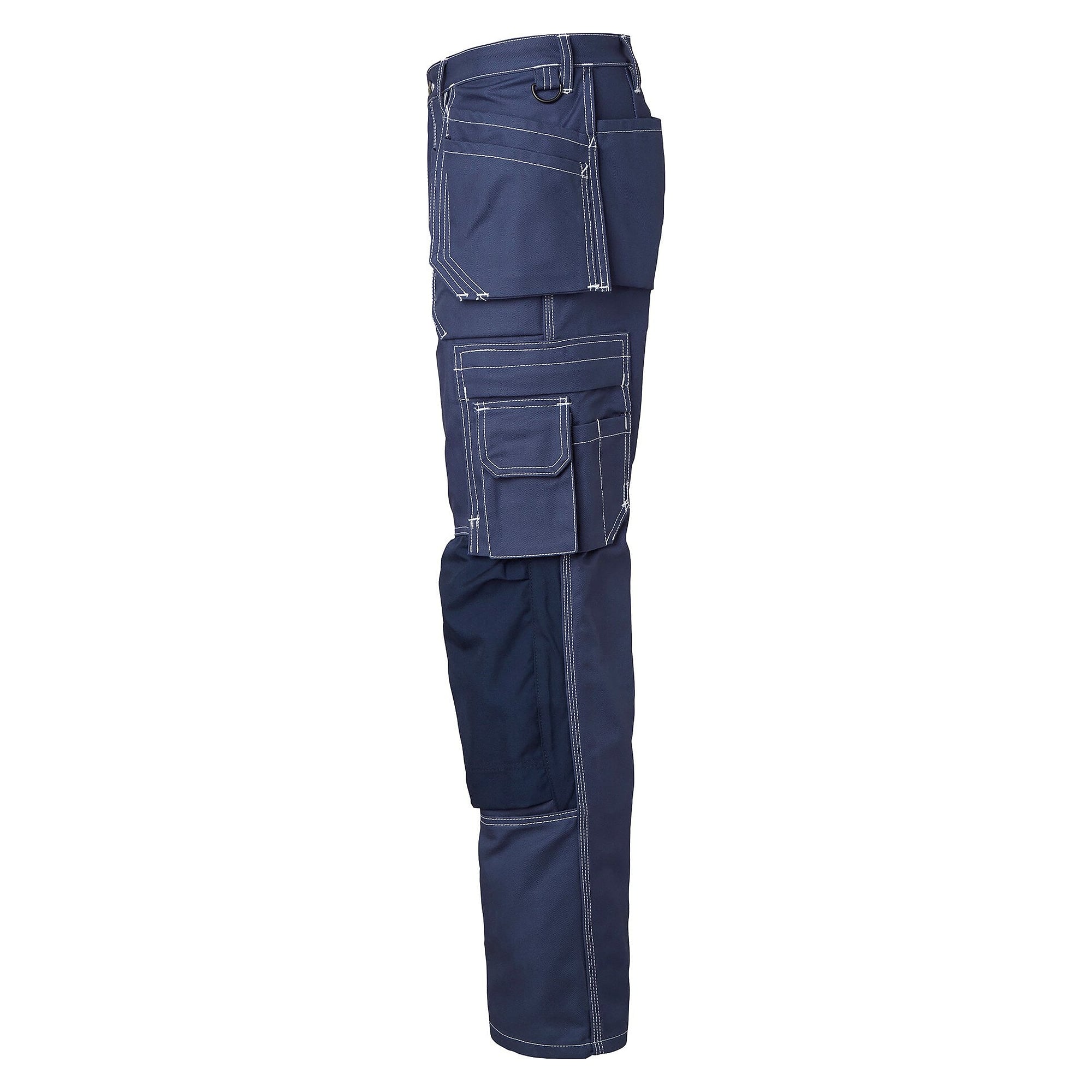 Handwerkerhose 2515 mit CORDURA-Knietaschen und Hängetaschen, marineblau, Größe 24 - Top Swede 1000856403096