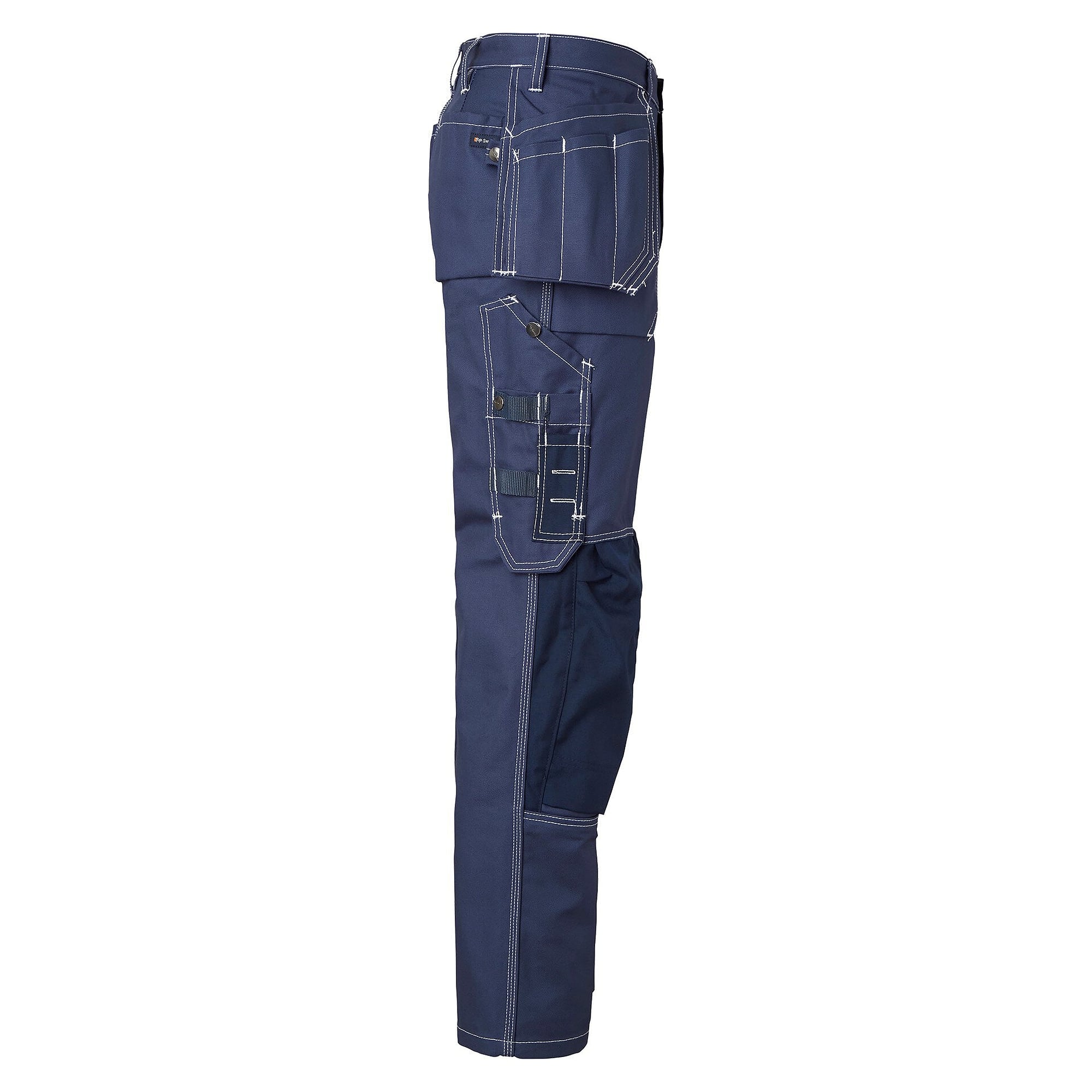 Craftsmen Trousers 2515 with CORDURA Knee Pockets and Hanging Pockets, Navy Blue, Size 114 - Top Swede 1000856403156