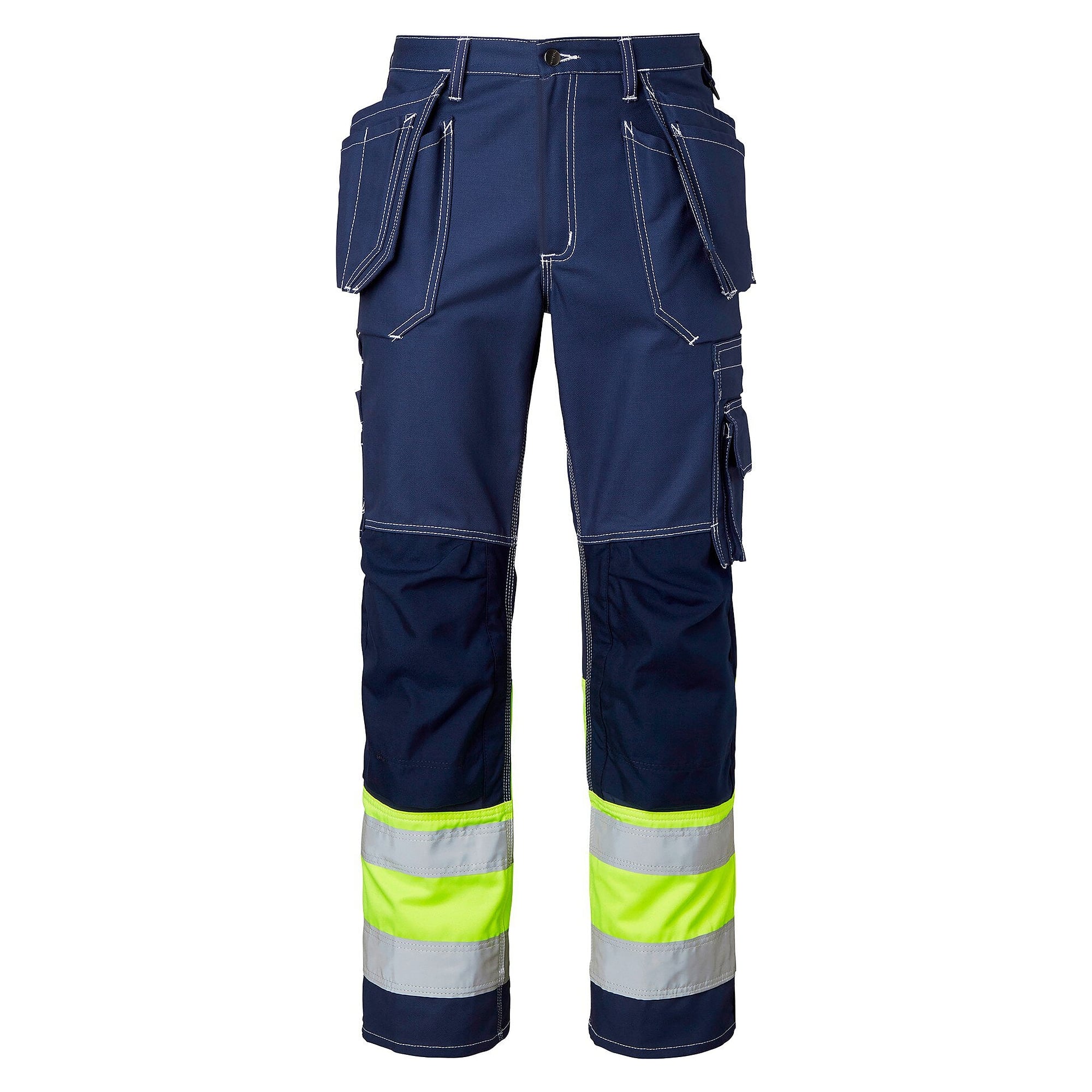 Pantalon haute visibilité 2515 classe 1, genouillères CORDURA, marine/jaune, taille 23 - Top Swede 1000857960092