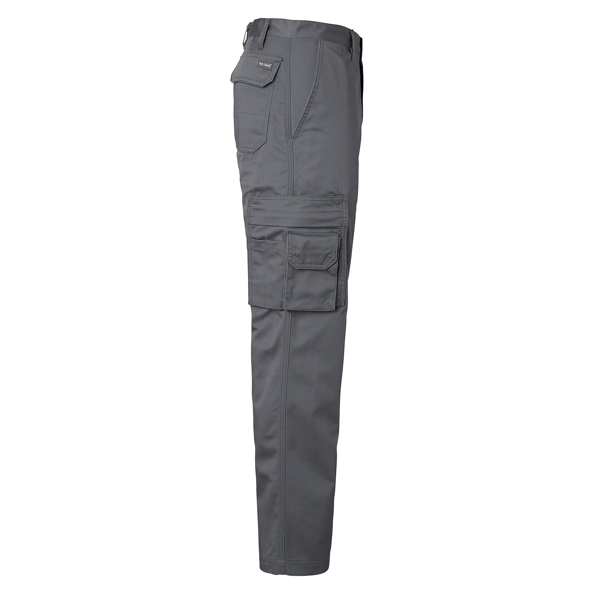 Arbeitshose 2670 mit Beintaschen und Telefonfach, unisex, dunkelgrau, Größe 46 - Top Swede 1000860021046