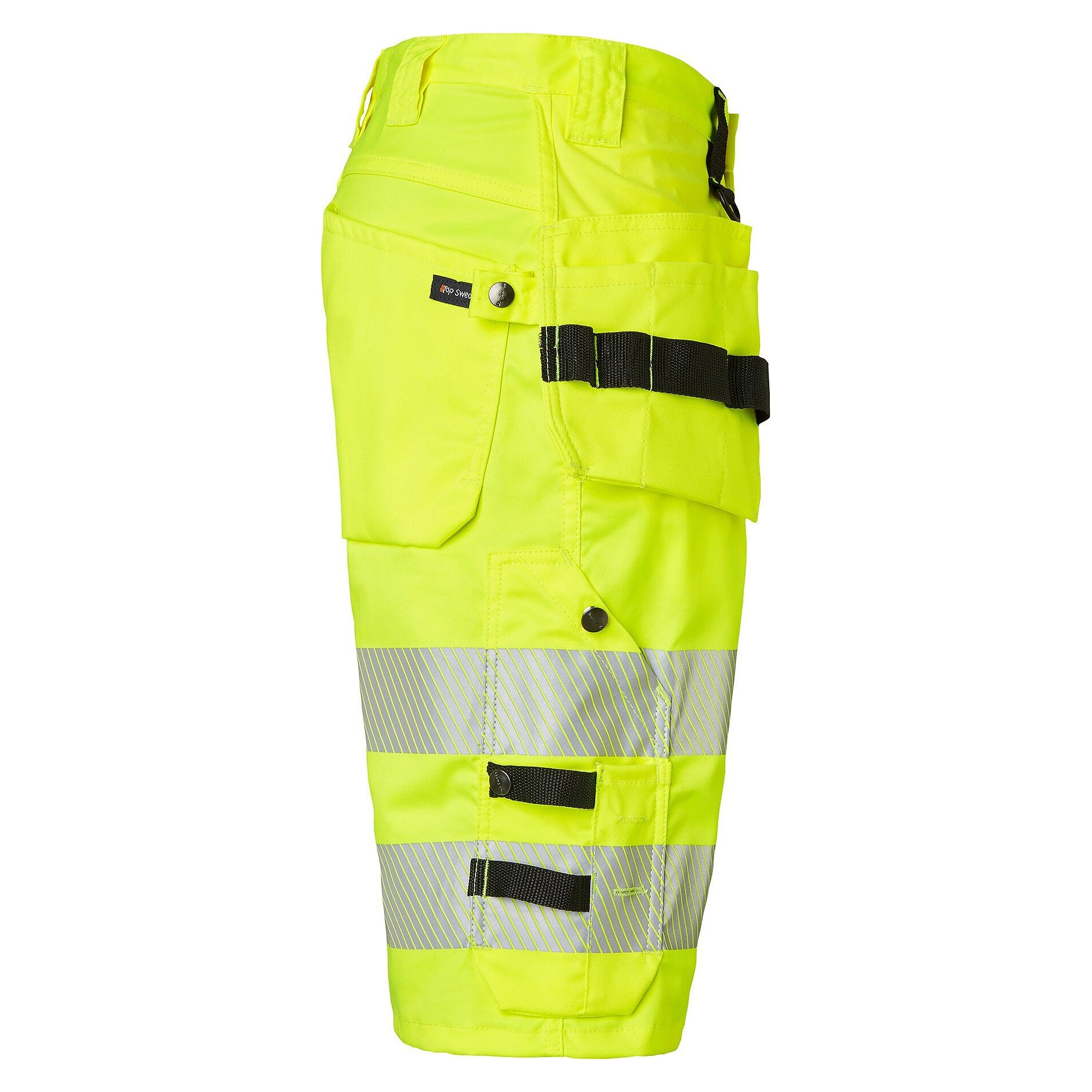 Short d'artisan haute visibilité 304 stretch, classe 2, jaune fluorescent, taille 46 - Top Swede 1000877712046