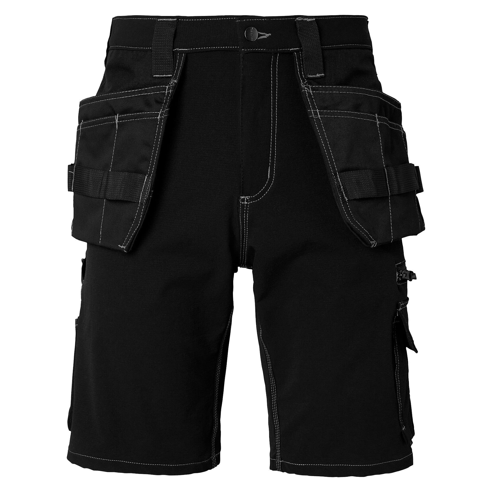Short artisan stretch 310 avec poches à clous, unisexe, noir, taille 58 - Top Swede 1000881001058