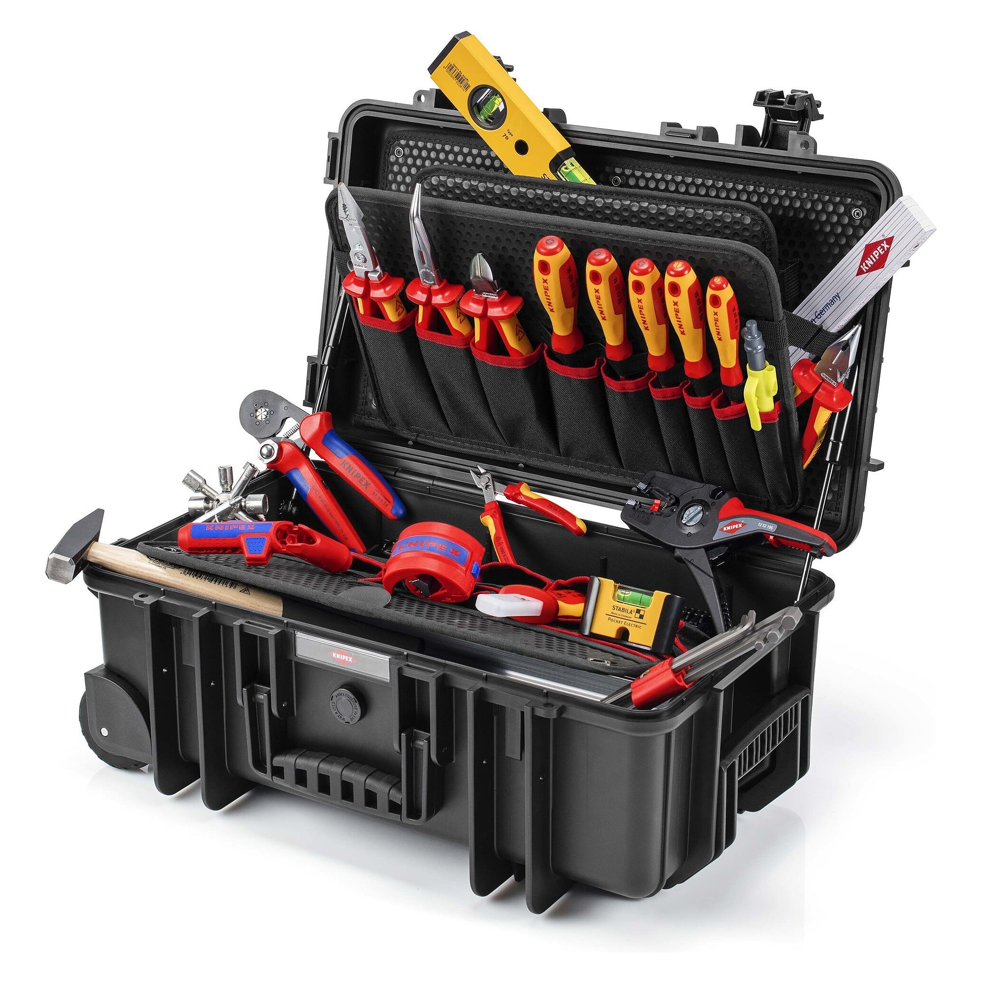 Tool case Robust26 Electric, airline-compatible, dust and waterproof, with 22 tools - Knipex 00 21 33 E
