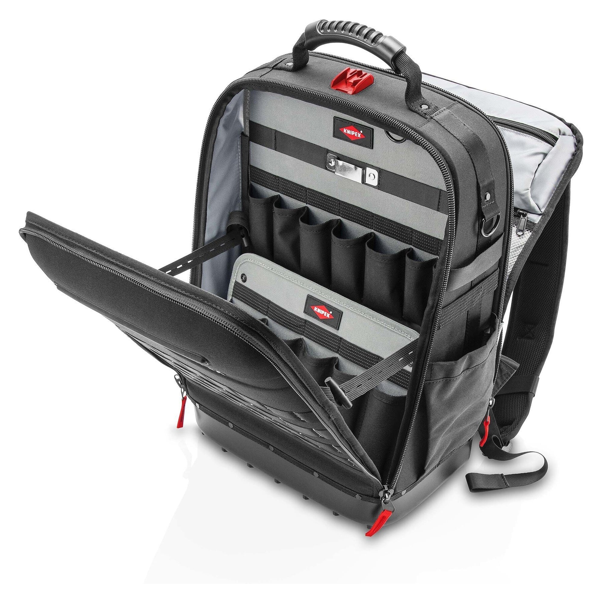 Werkzeugrucksack Modular X18, leer, 18 Liter, bis 15 kg Zuladung, aufklappbar - Knipex 00 21 50 LE