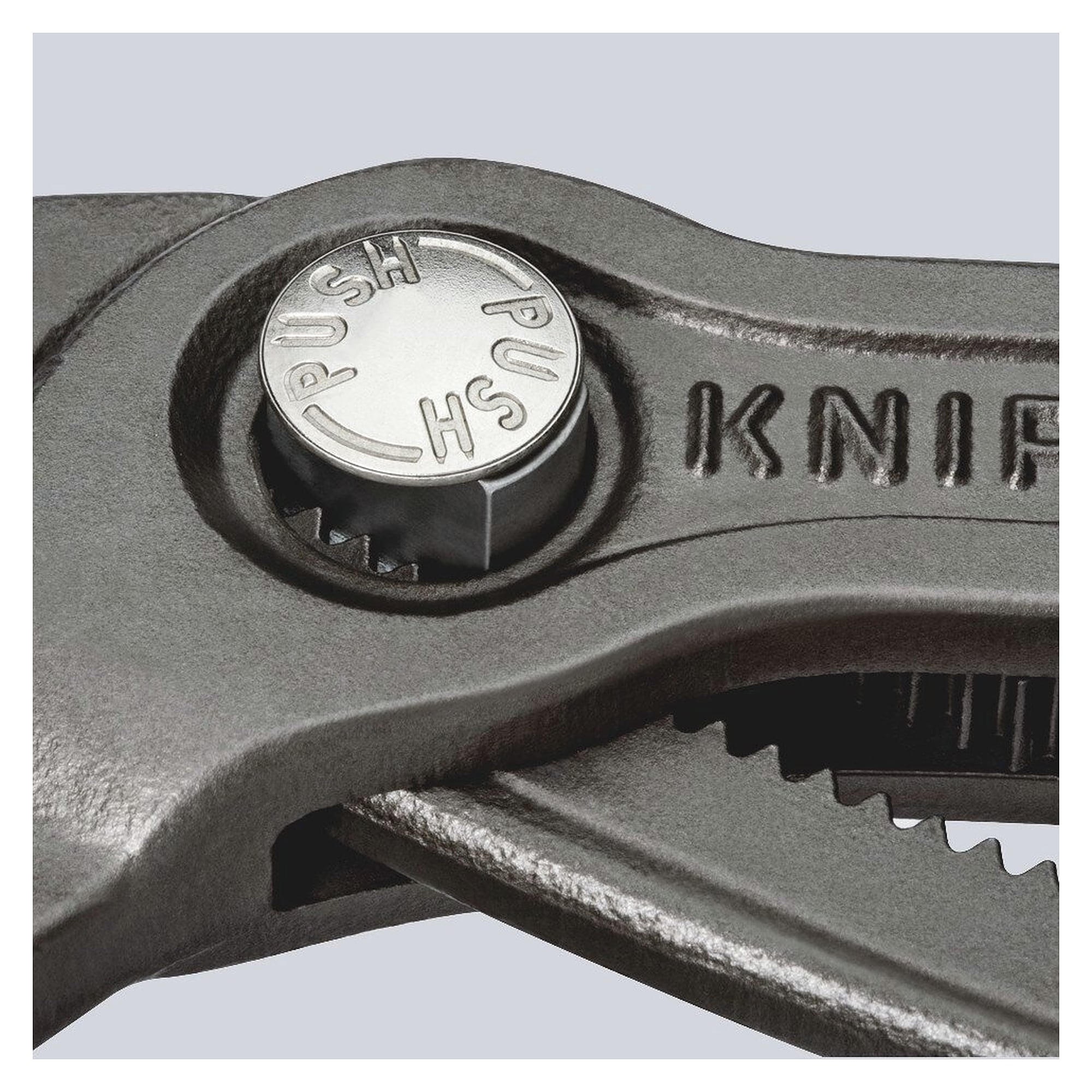 Cobra water pump pliers with multi-component handles, grey, pipes up to 42 mm, 180 mm - Knipex 87 02 180 SB