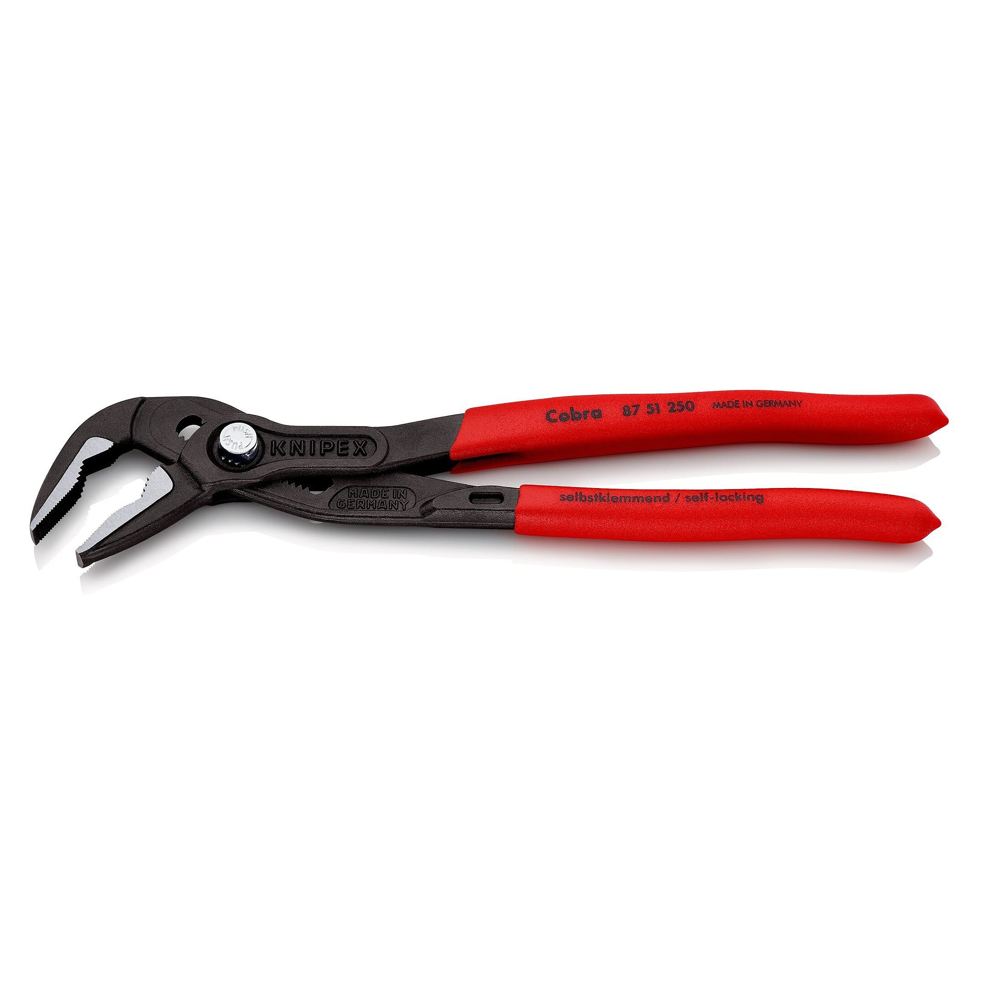 Pince multiprise Cobra ES extra-mince à mors longs et pointus, tubes jusqu'à 32 mm, 250 mm - Knipex 87 51 250 SB