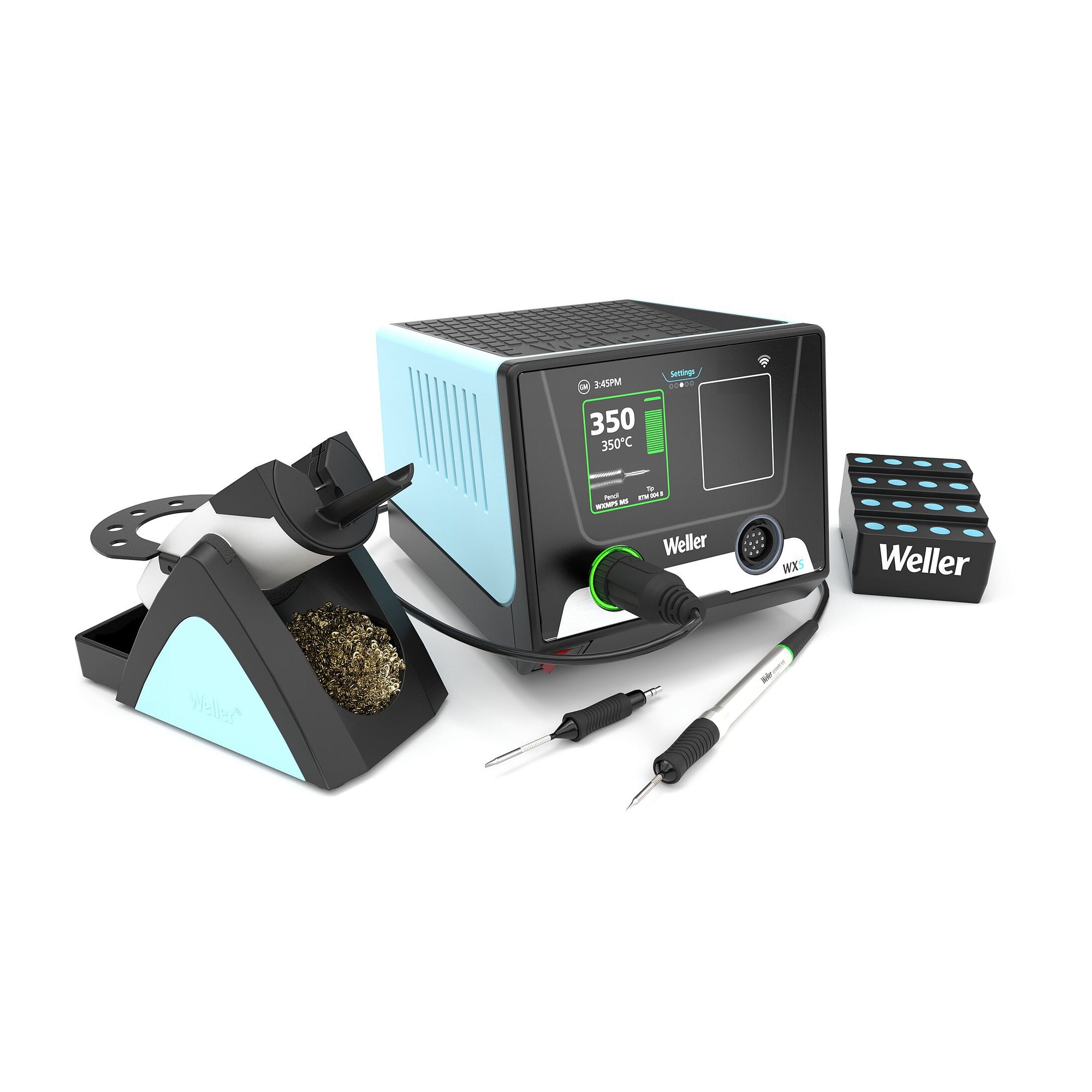 Lötstation Set WXsmart 300 W mit Mikro-Lötkolben WXMPS MS und 2 Spitzen - Weller T0053454699