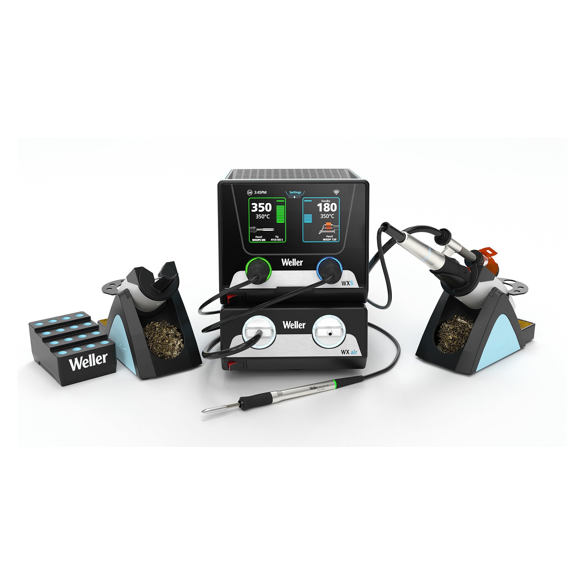 Reworkset WXsmart 300 W mit Modul WXair und Entlötkolben WXDP 120 - Weller T0053456699
