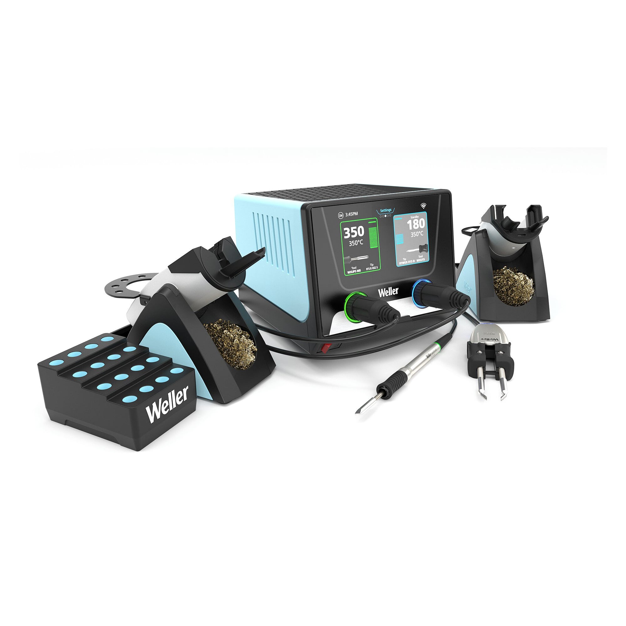 Reworkset WXsmart 300 W mit Ultra-Lötkolben und Ultra-Entlötpinzette - Weller T0053458699