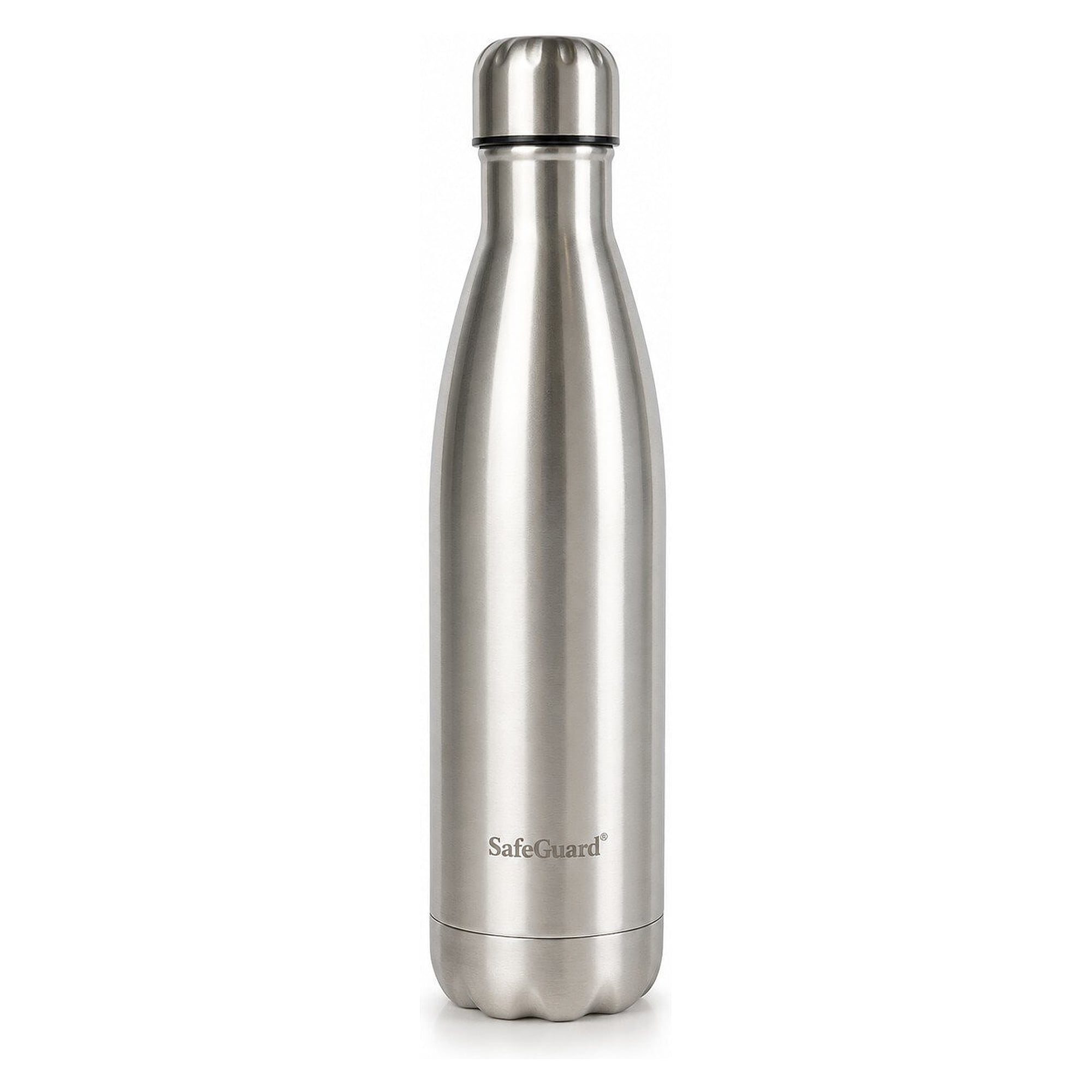 Stainless steel drinking bottle 500 ml with screw cap, suitable for the EPA - Safeguard SG-TF-ES-500ML