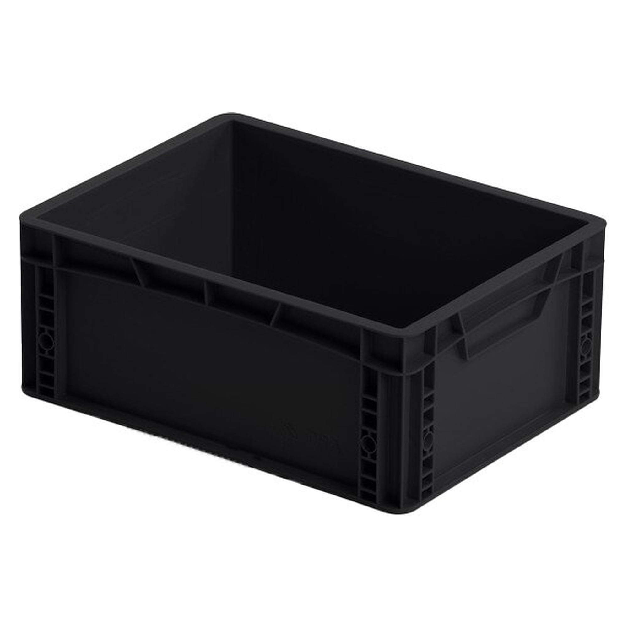 ESD Euro container 400 x 300 x 170 mm, black, dissipative, 16 litres - A1-ESD 965615