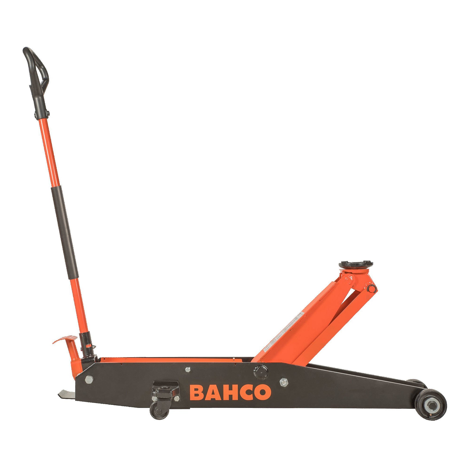 Rangierwagenheber 5 t extra lang mit Stahlaufsatz 130 mm und Ablagefach - Bahco BH15000B