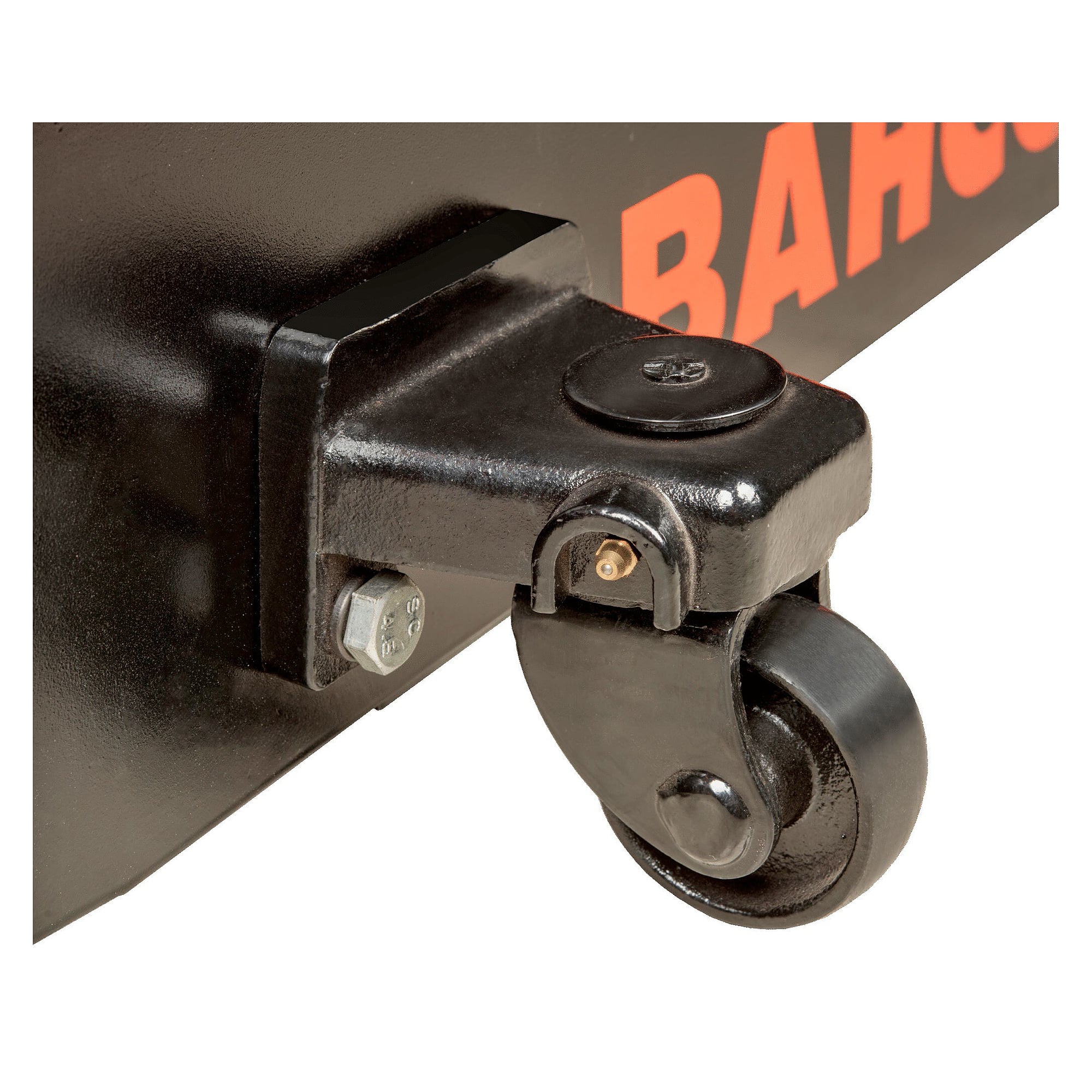 Rangierwagenheber 5 t extra lang mit Stahlaufsatz 130 mm und Ablagefach - Bahco BH15000B