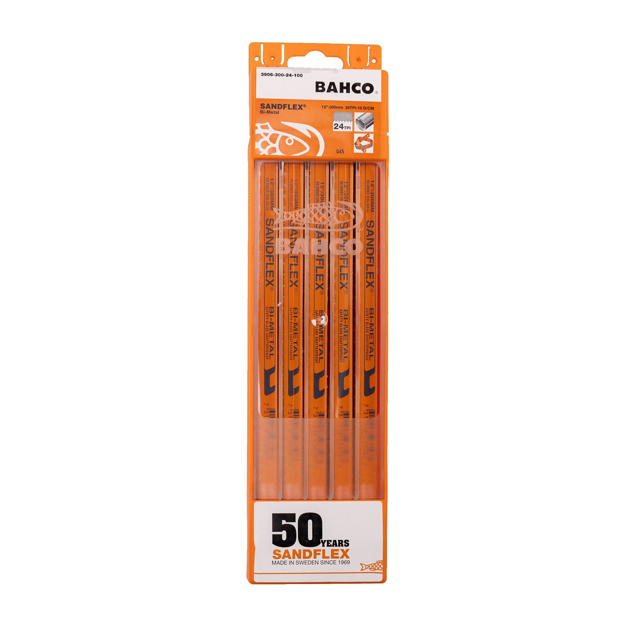 Lame de scie à métaux bimétal Sandflex 300 x 13 mm, 32 dents par pouce - Bahco 3906-300-32-100