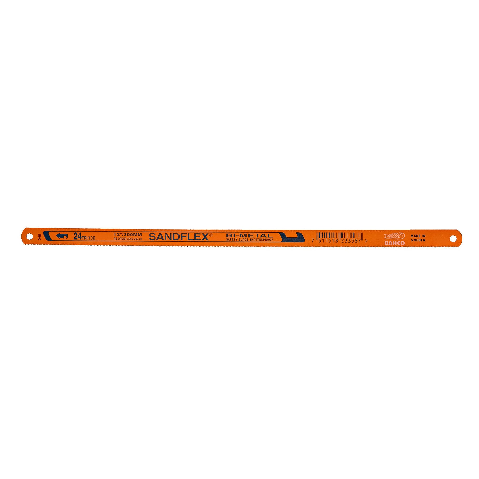 Sandflex bi-metal hacksaw blade 300 x 13 mm, 18 TPI for metal - Bahco 3906-300-18-100
